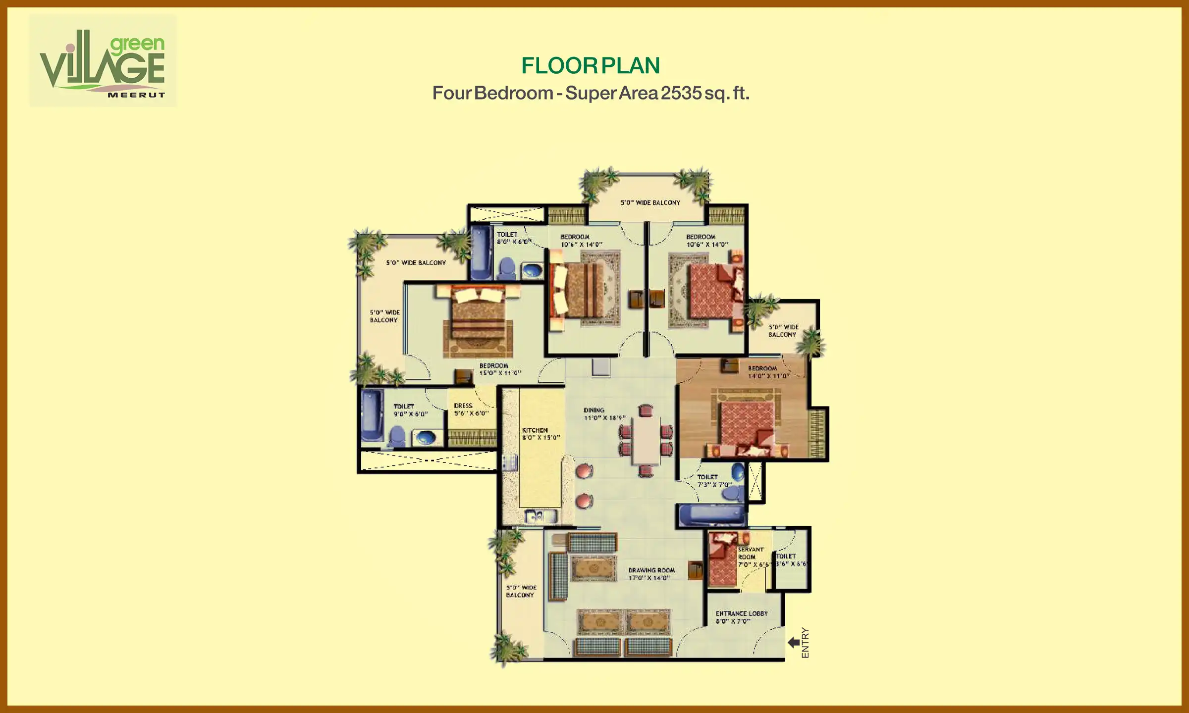 2535 Sqft