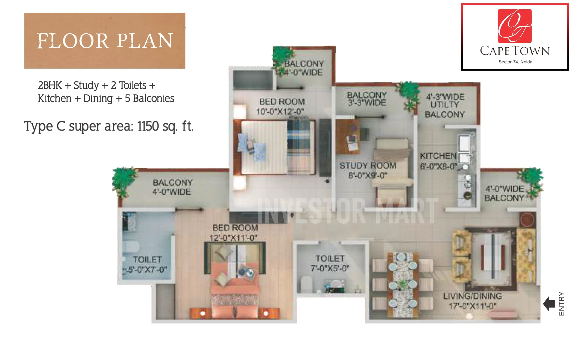 1150 Sqft