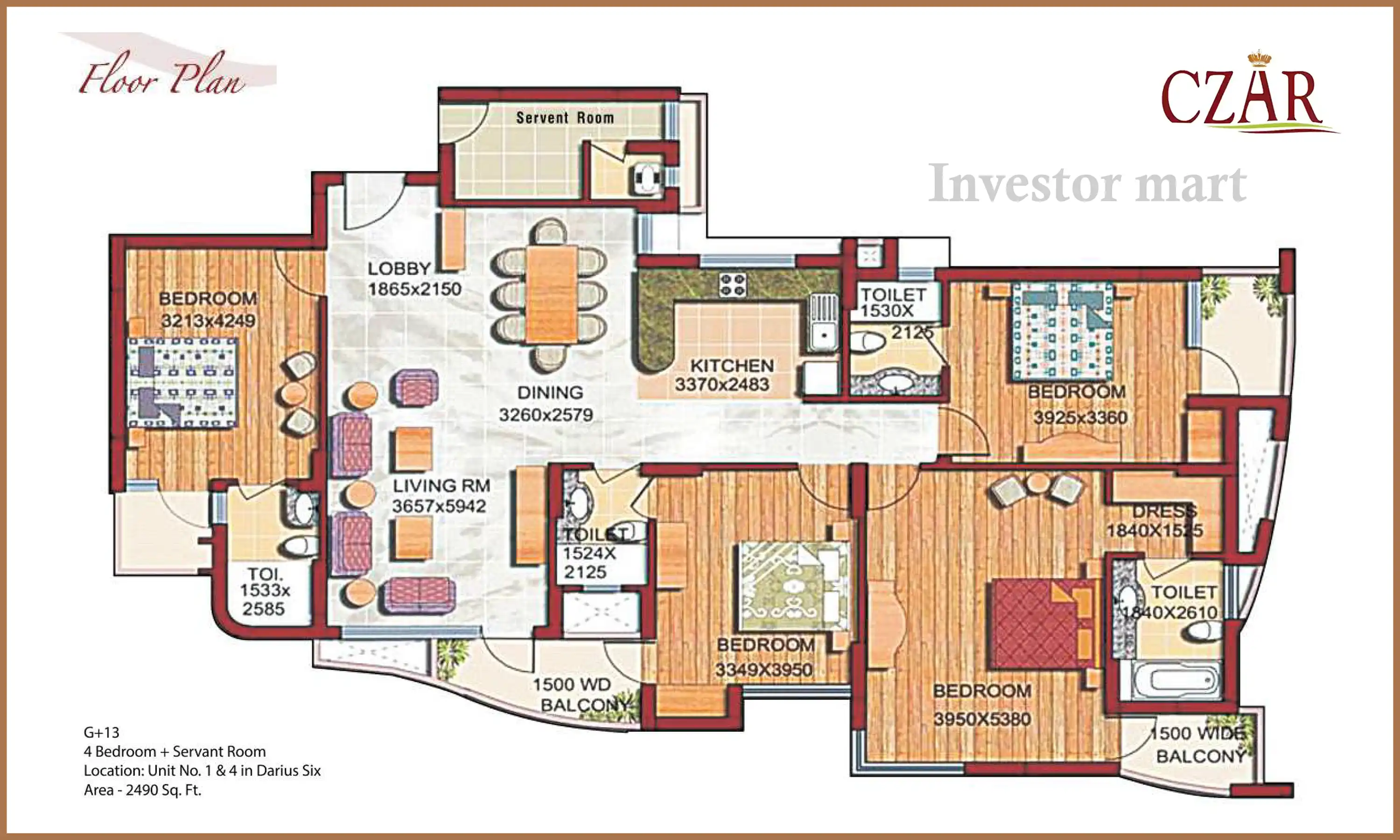 2490 Sqft