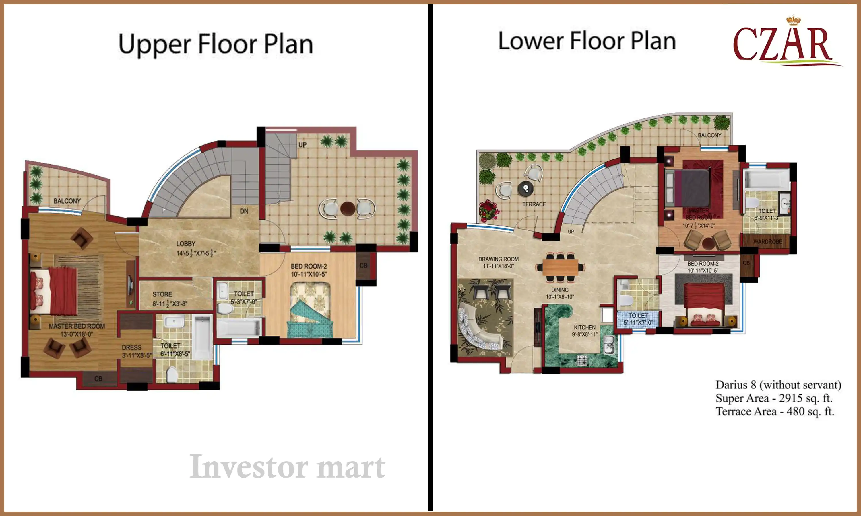 2915 Sqft