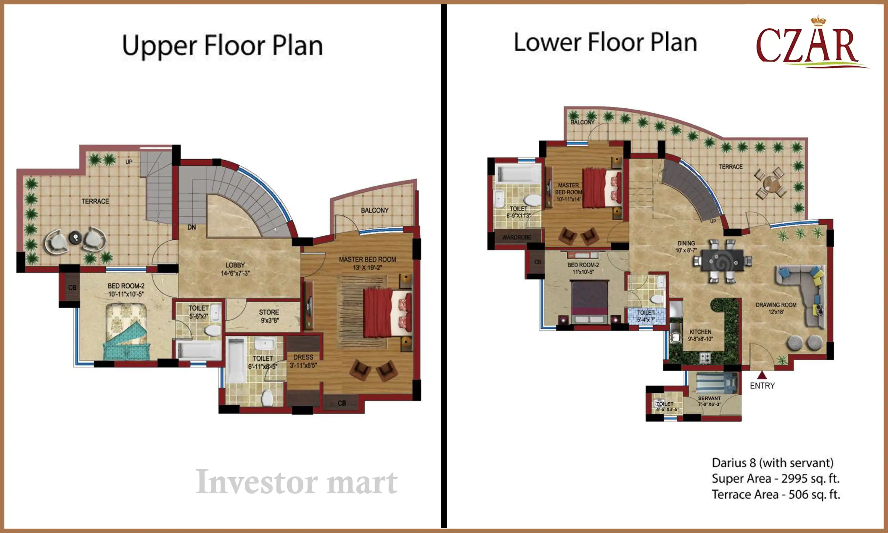 2995 Sqft