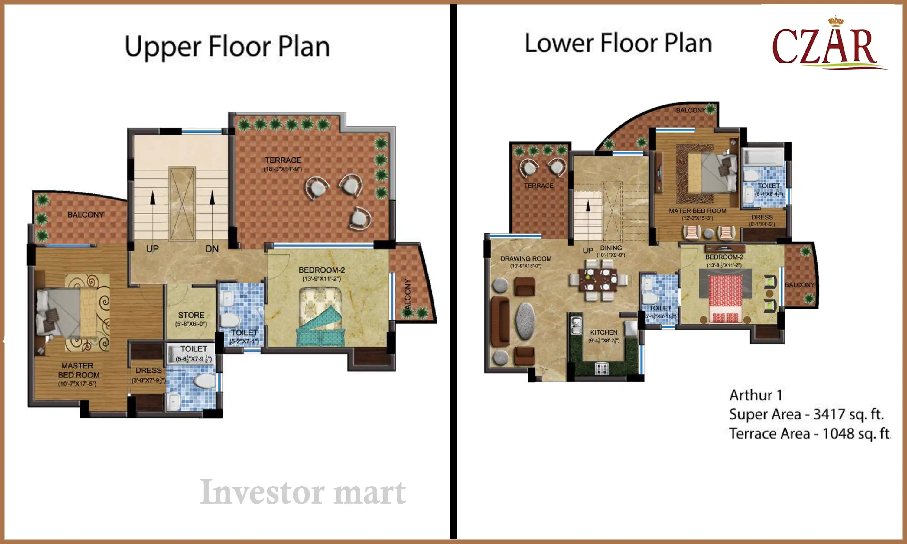 3417 Sqft