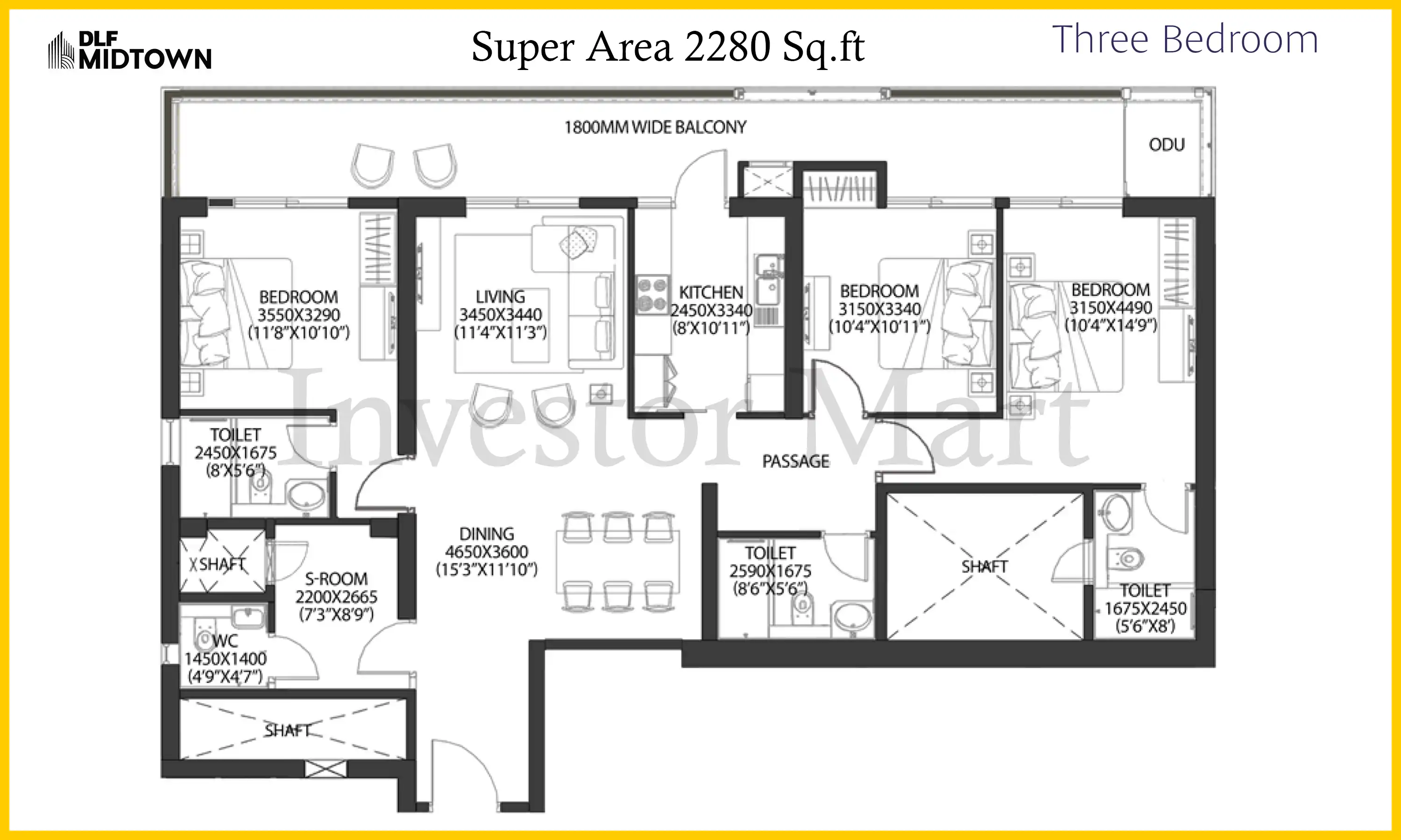 2280 Sqft