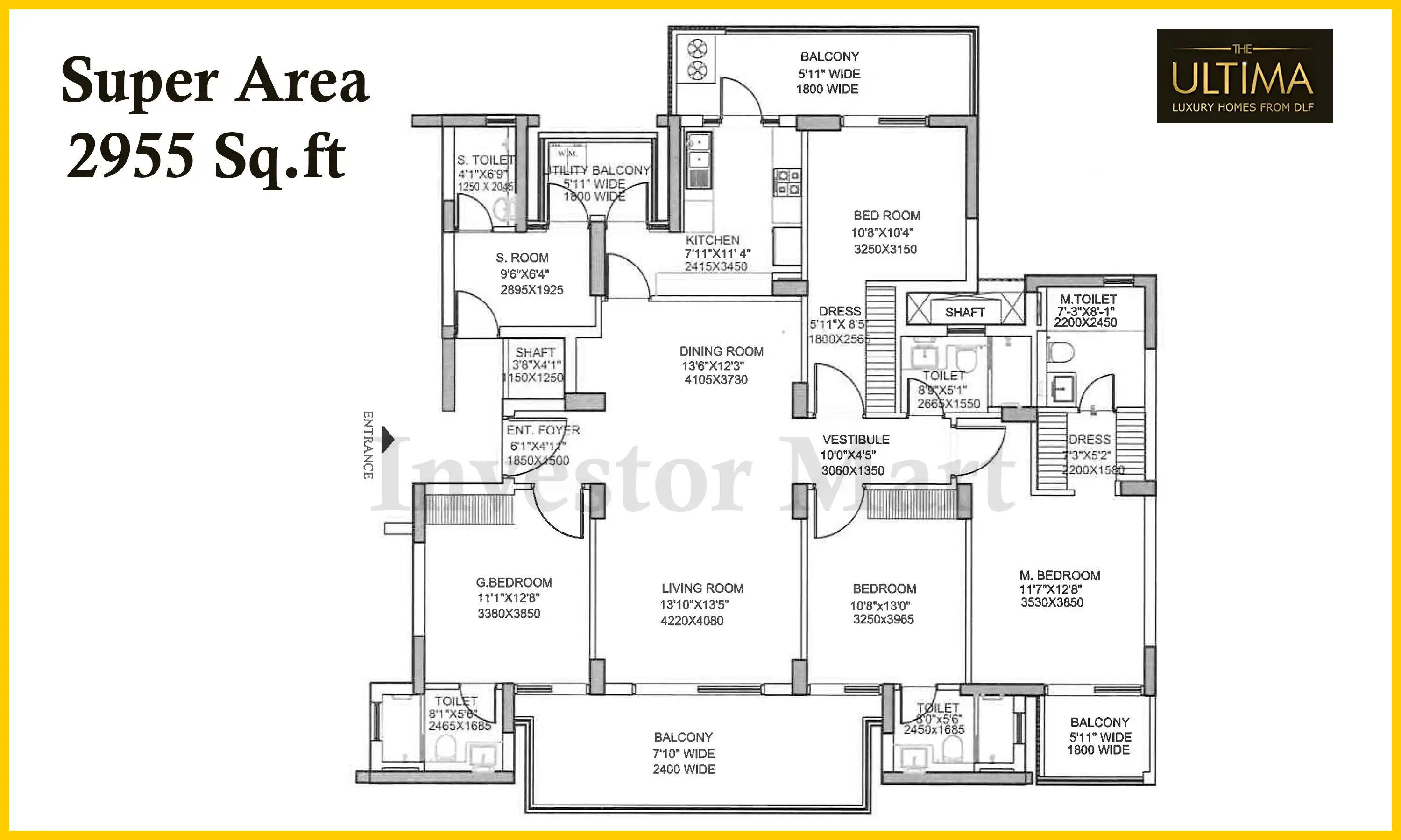 2955 Sqft