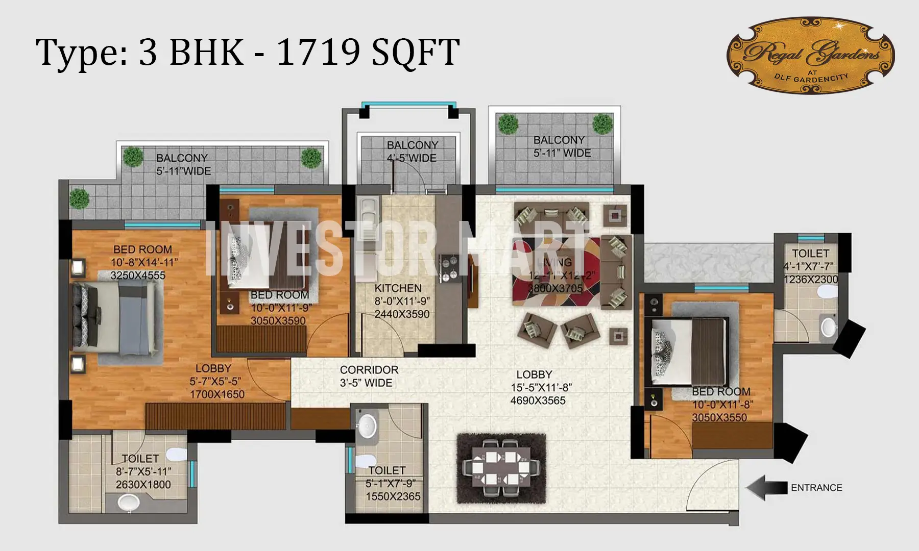 1719 Sqft