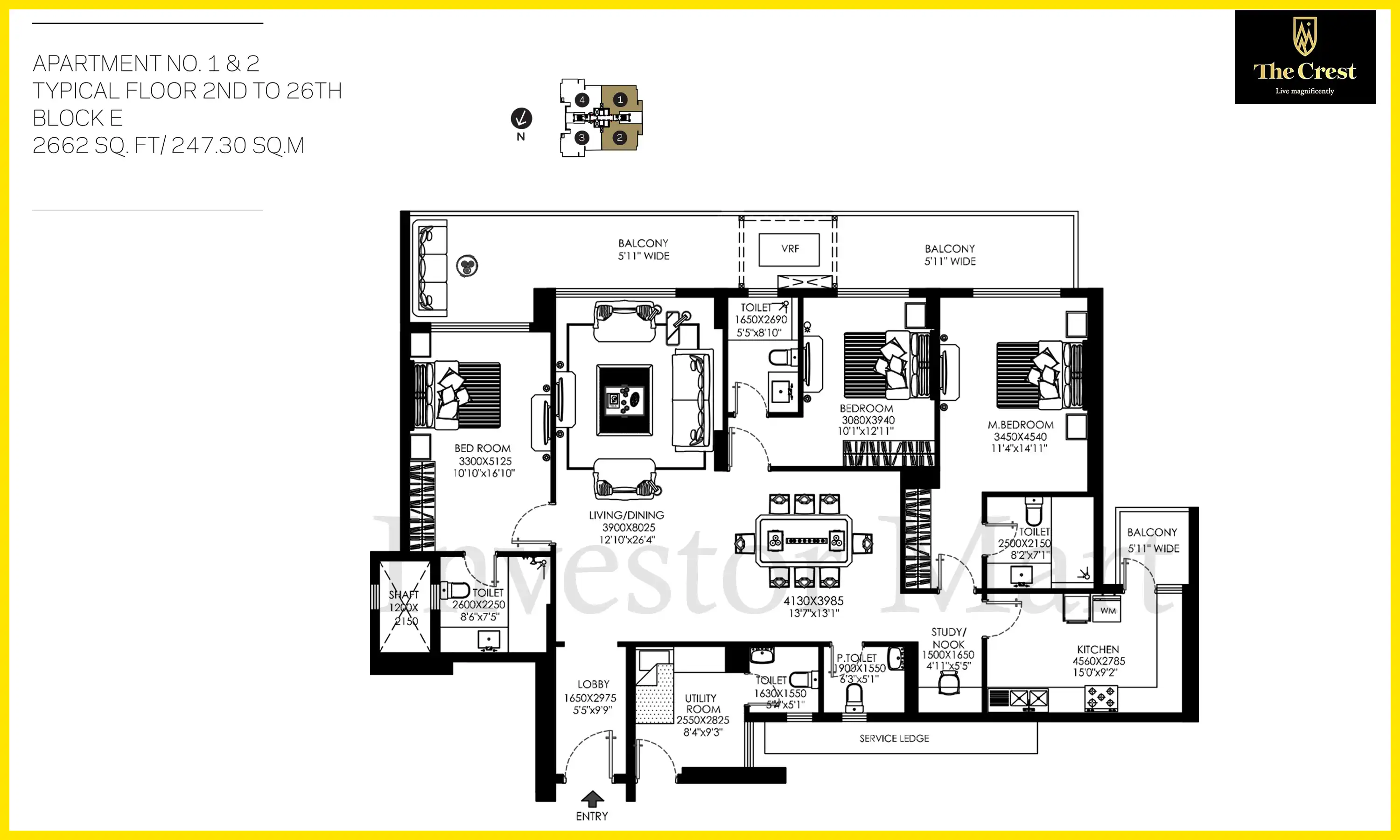 2662 Sqft