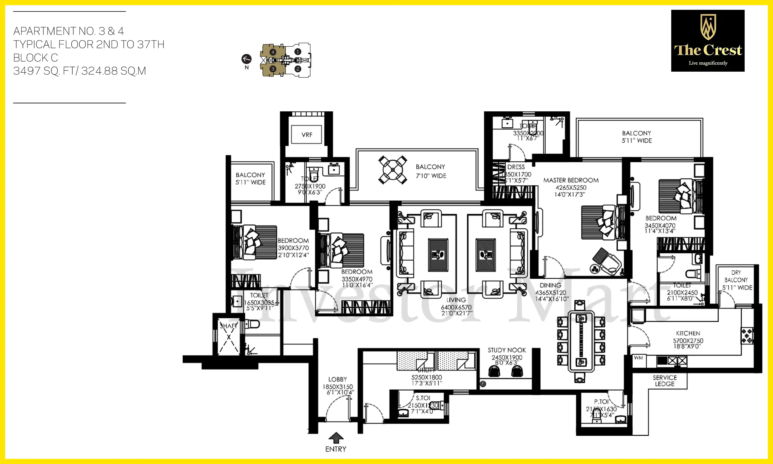 3497 Sqft