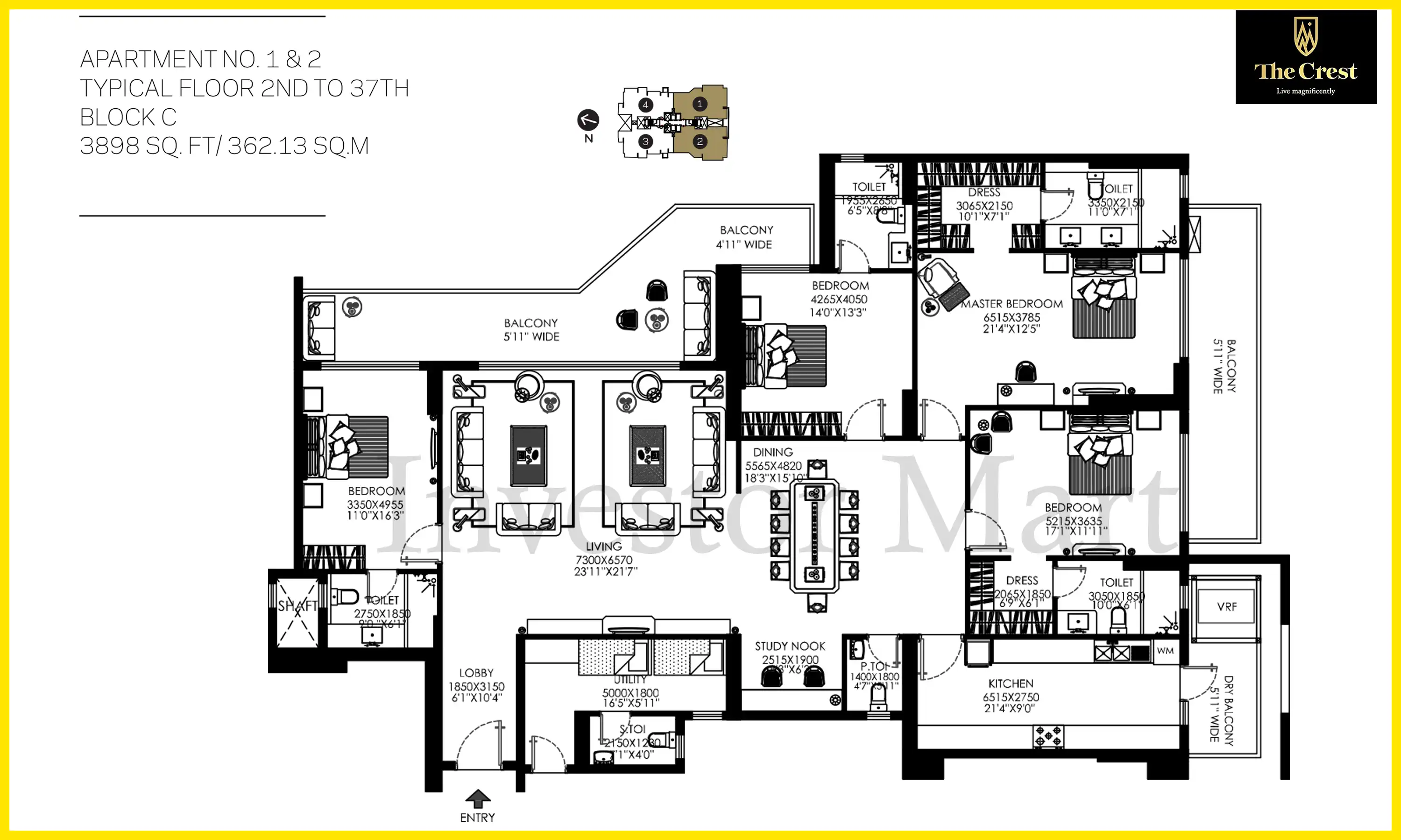 3898 Sqft