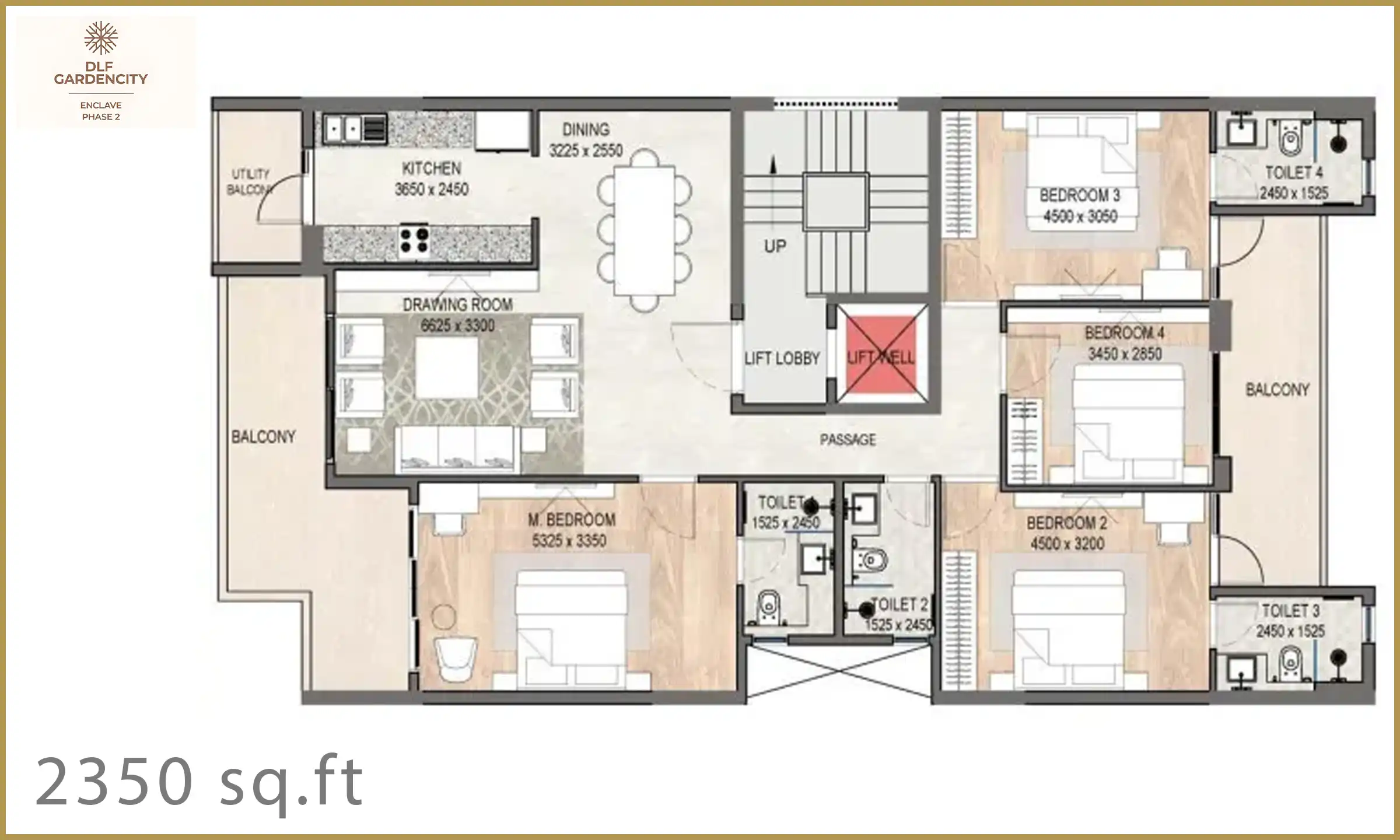 2350 Sqft