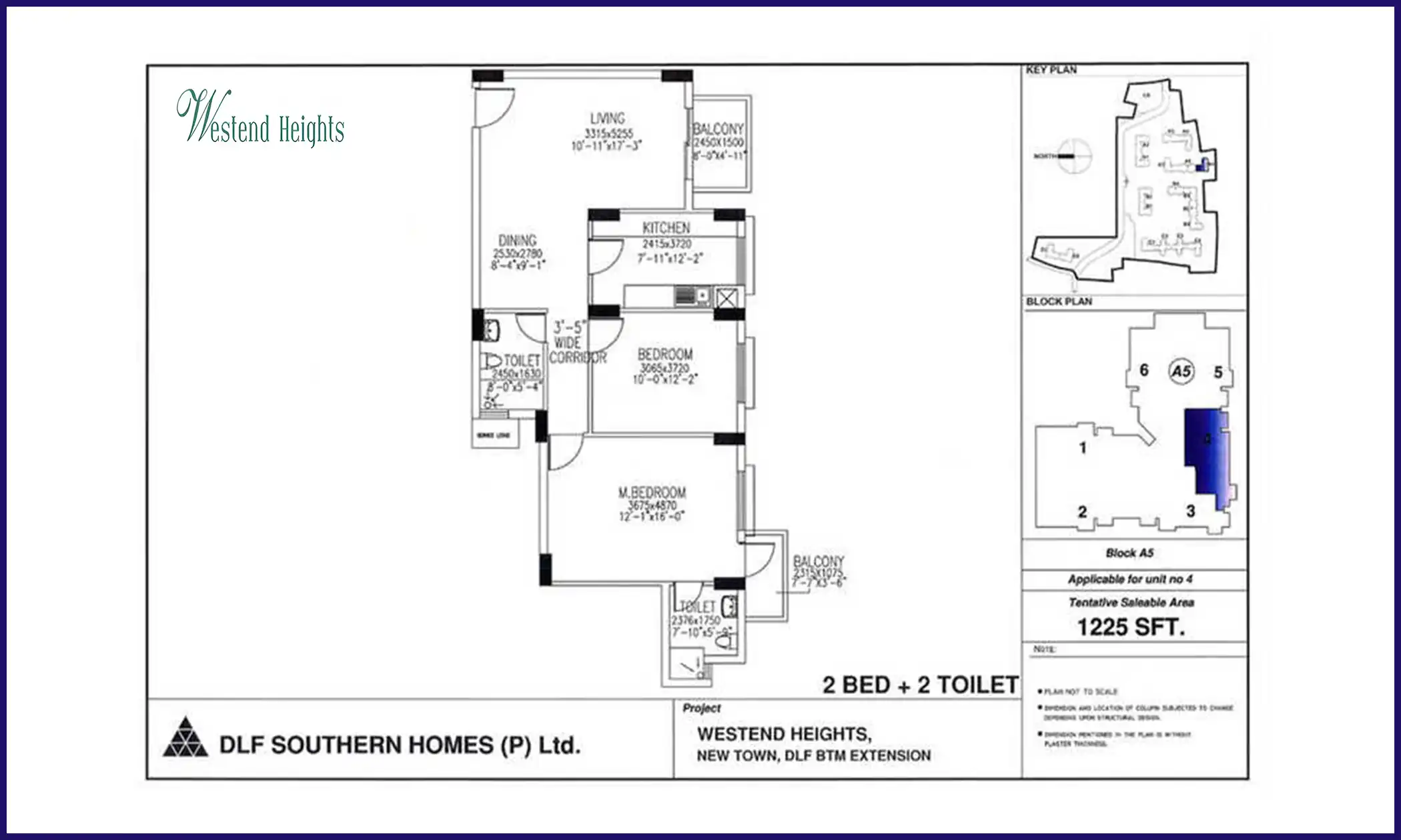 1225 Sqft