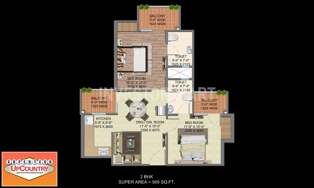 900 Sqft