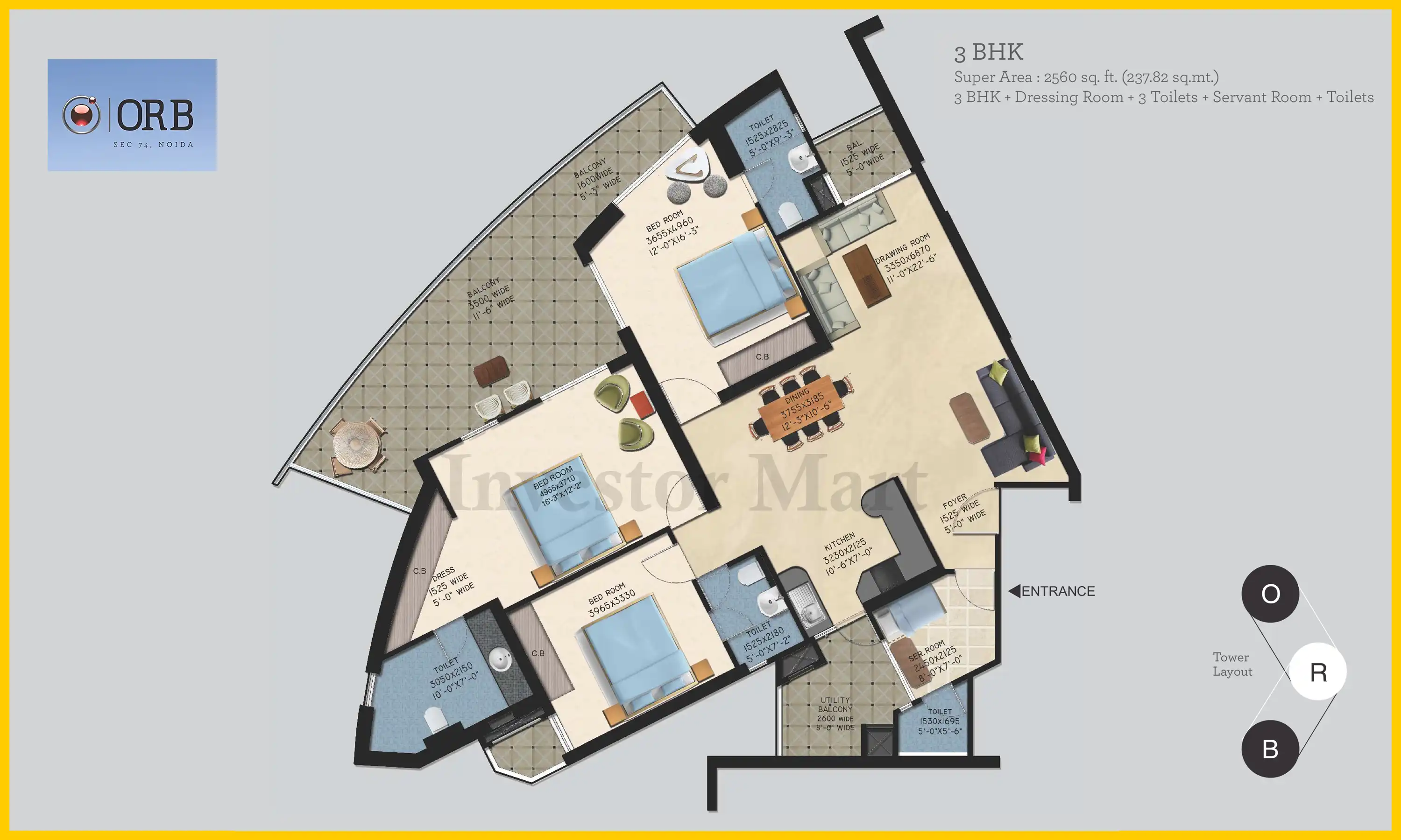 2560 Sqft