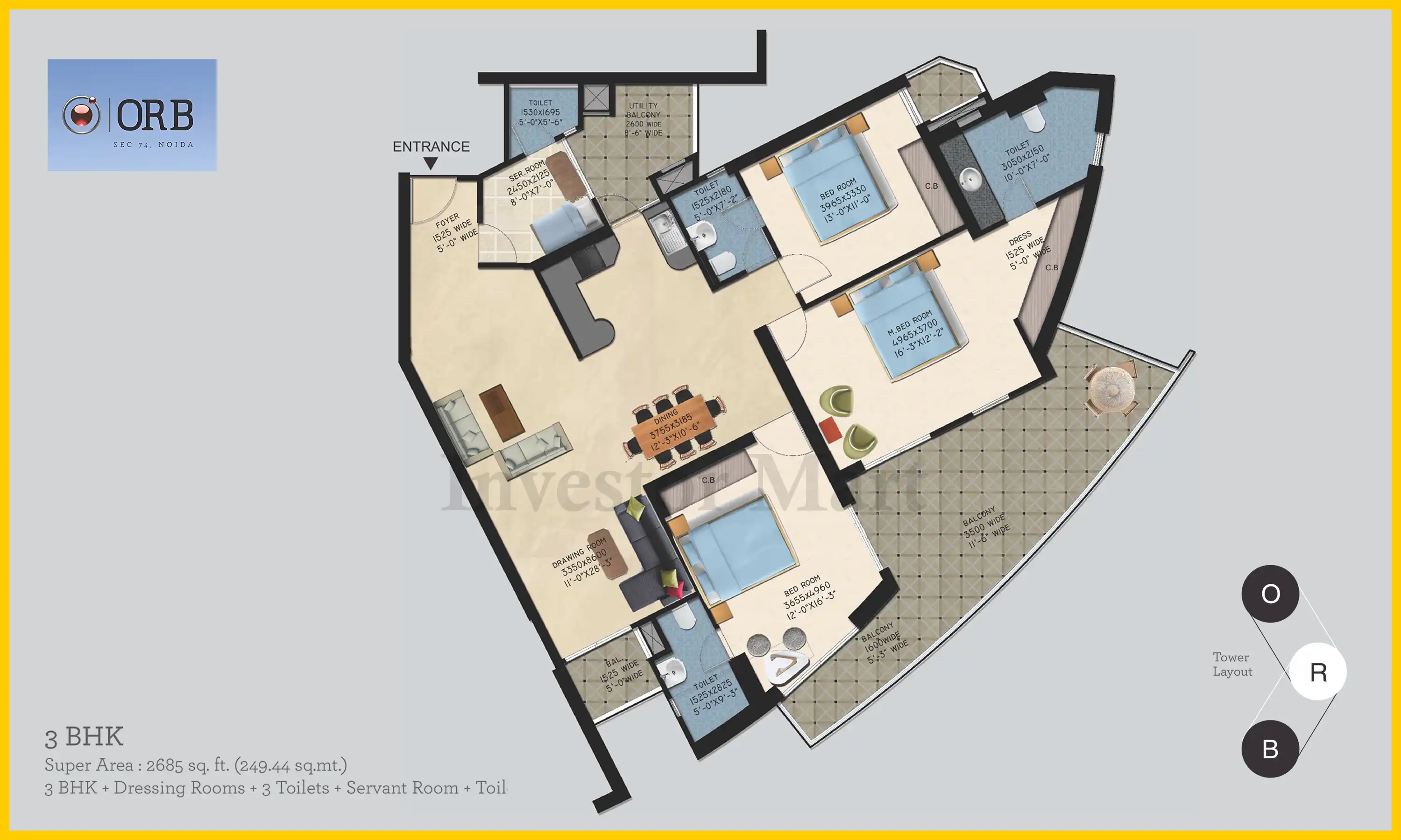 2685 Sqft
