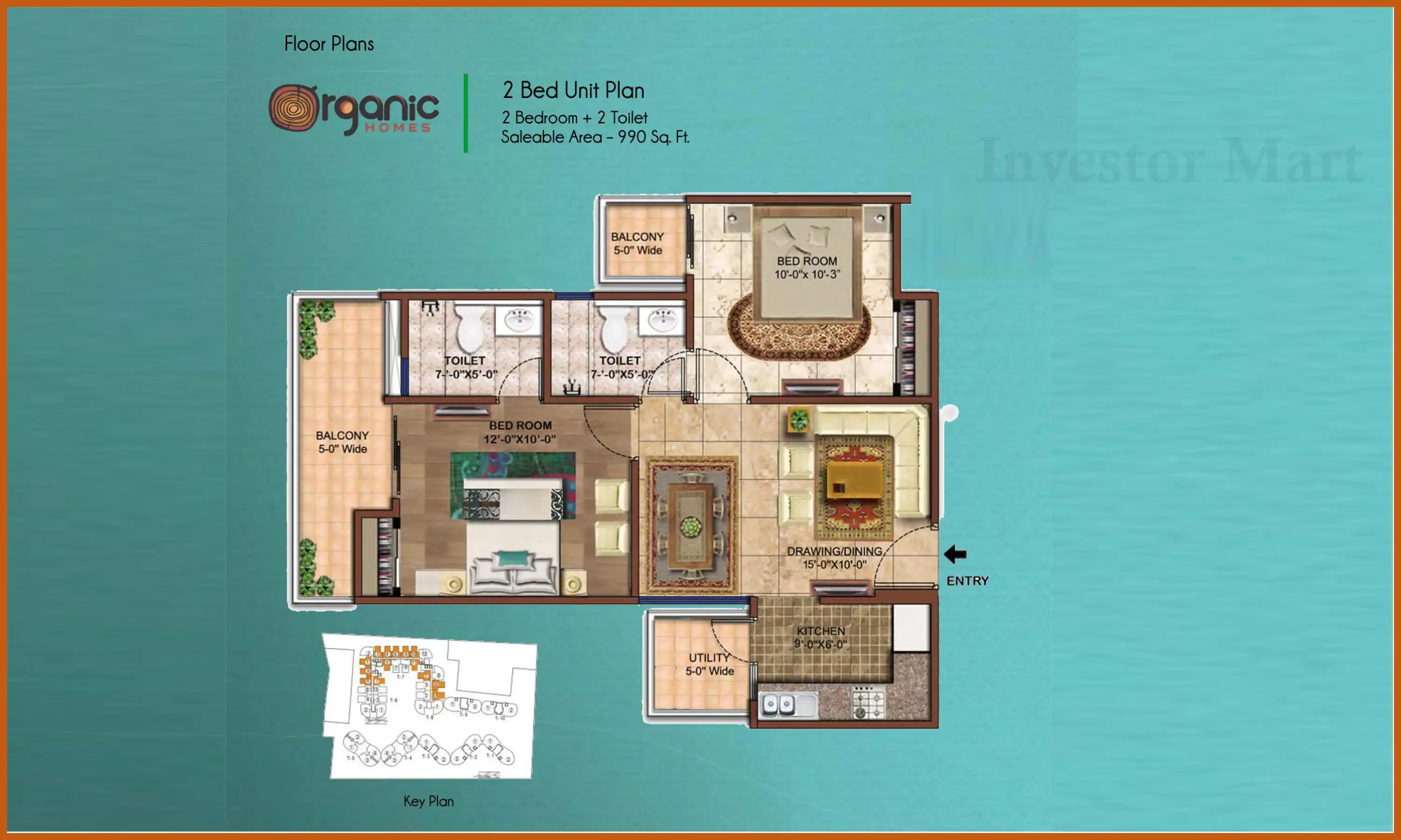 990 Sqft