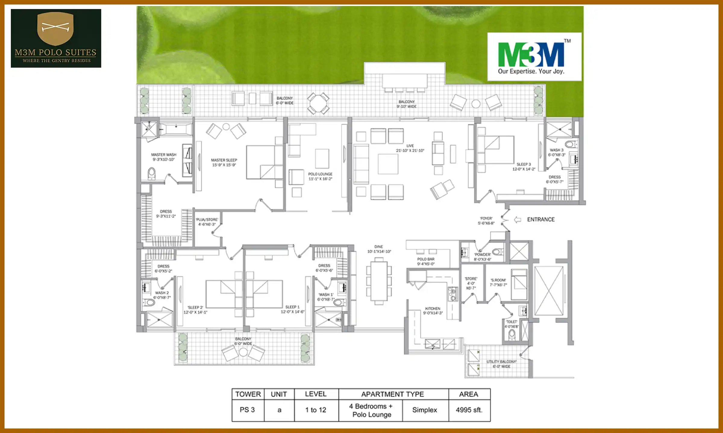 4995 Sqft