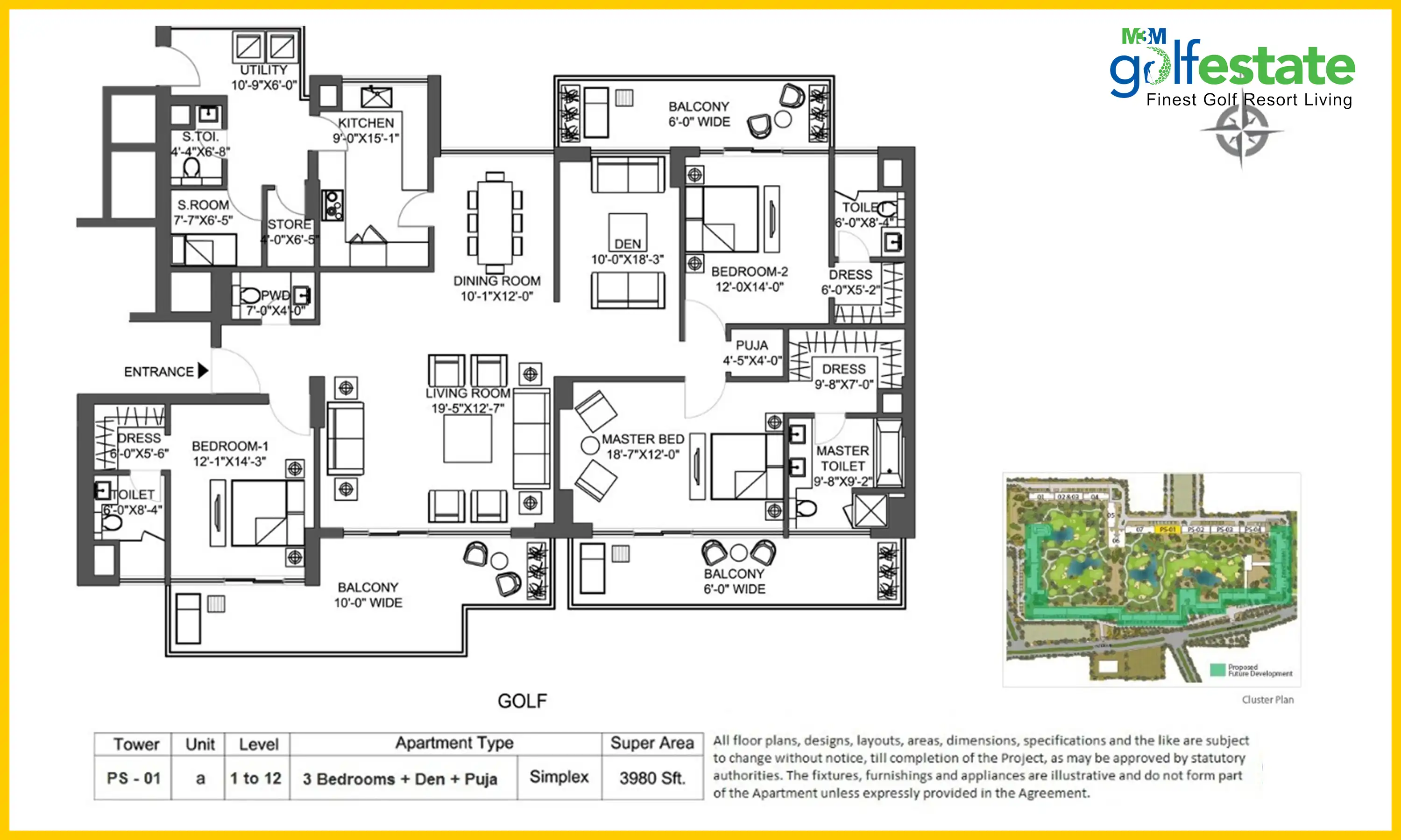 3980 Sqft