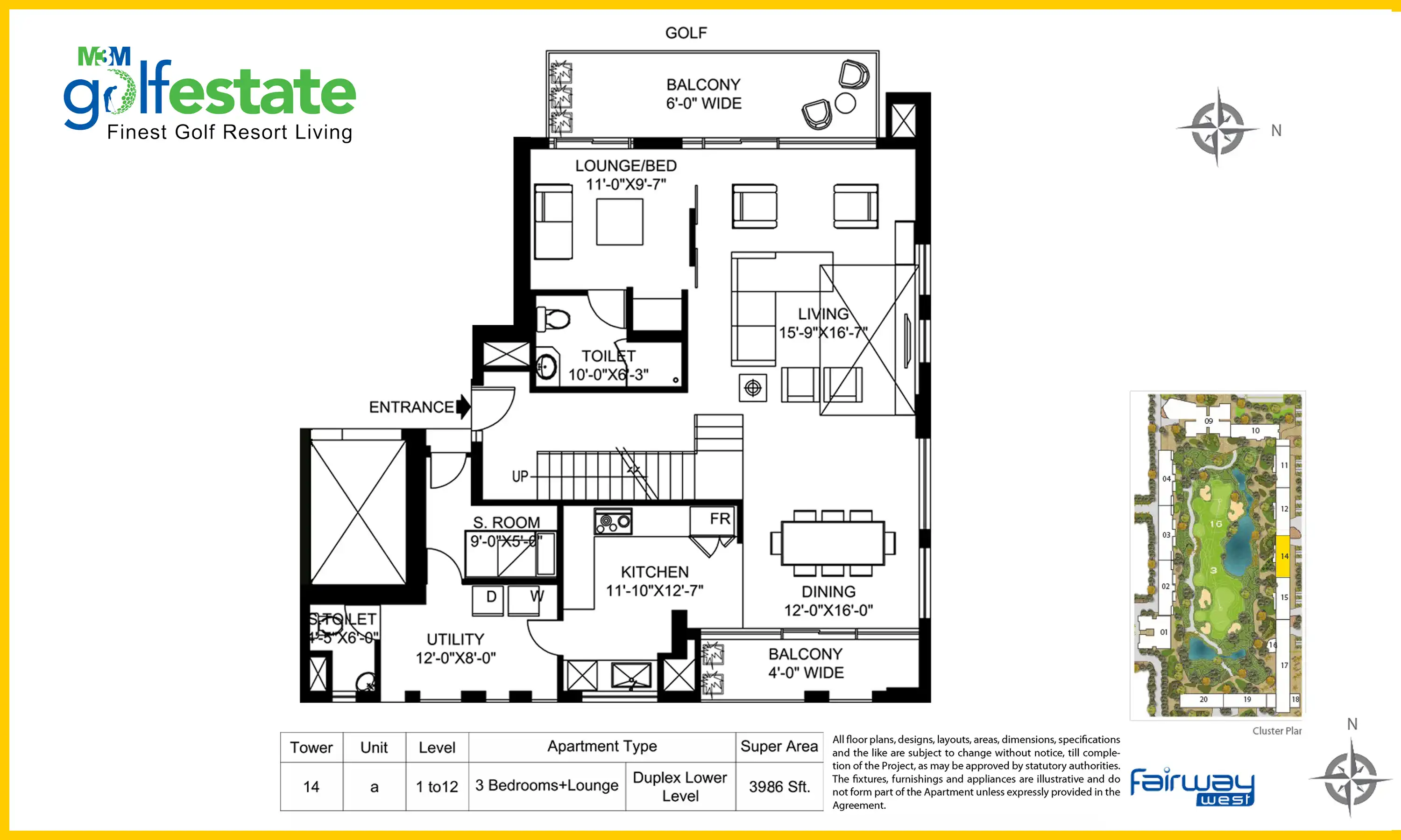 3986 Sqft