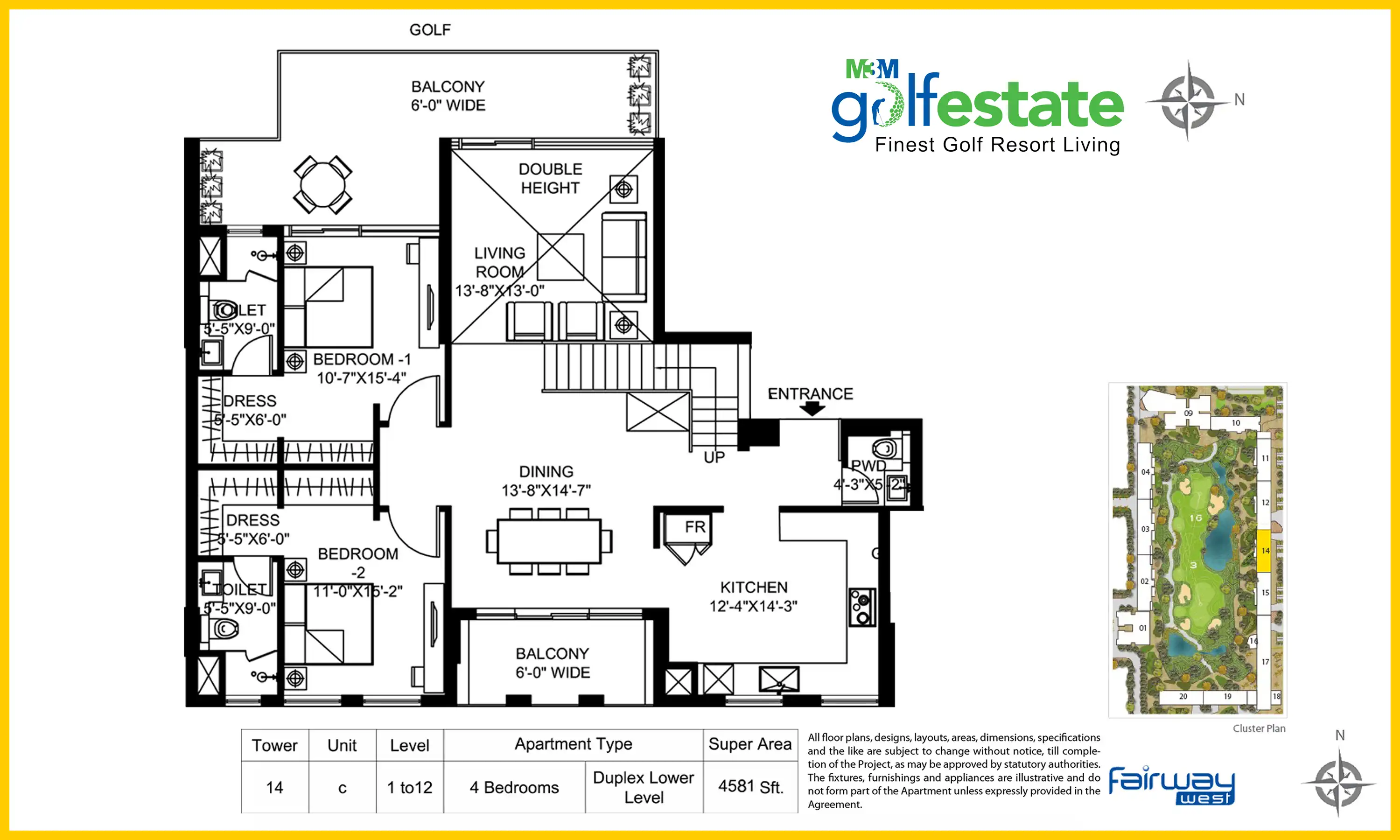 4581 Sqft