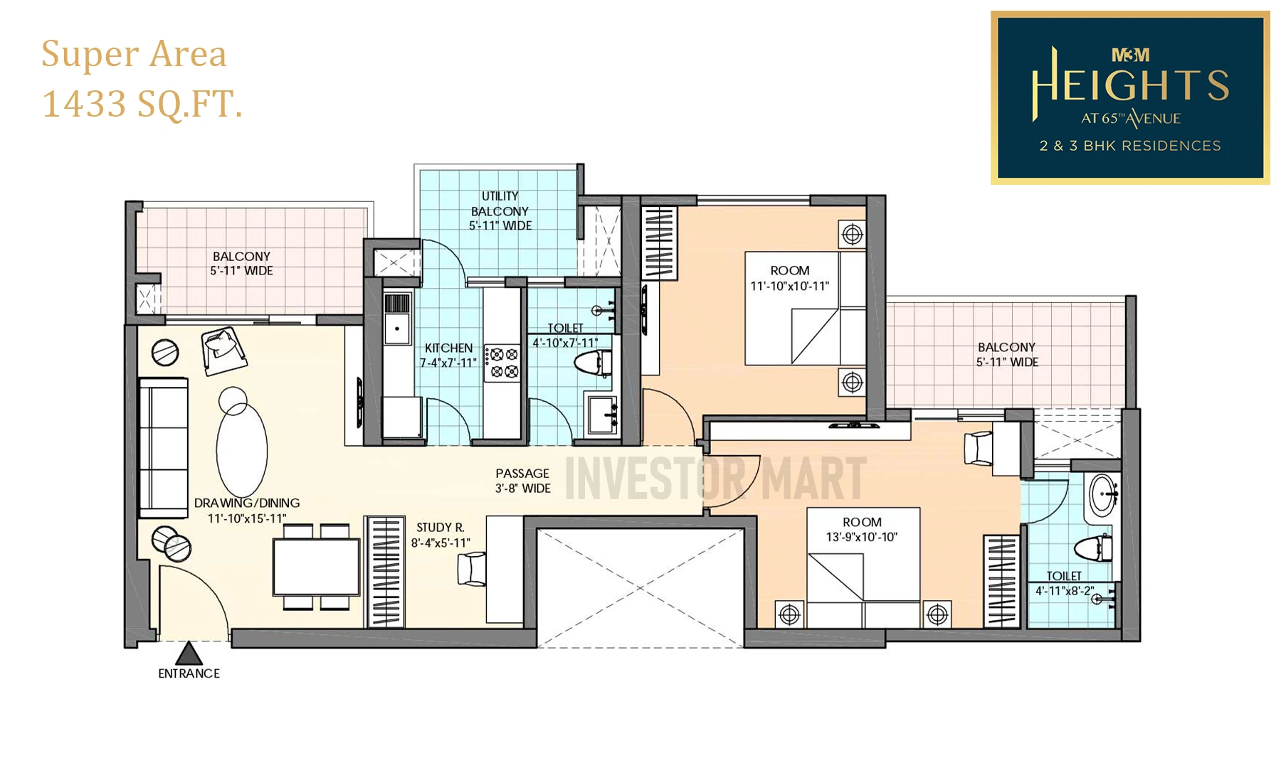 1433 Sqft