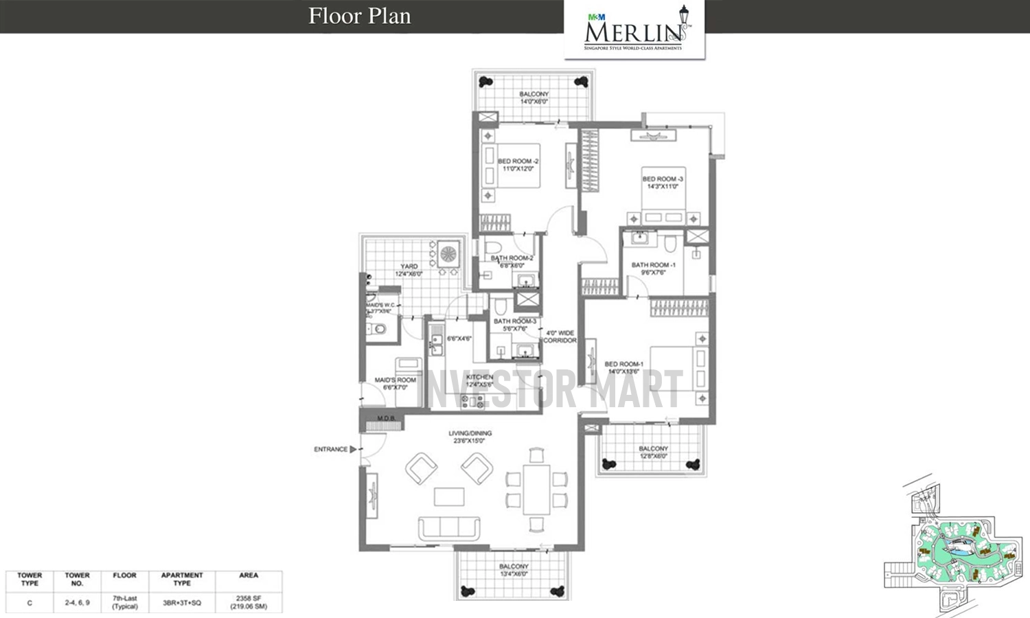 2358 Sqft