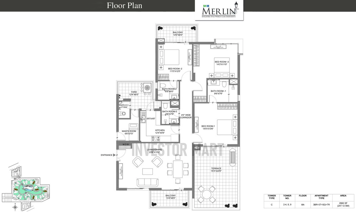 2660 Sqft