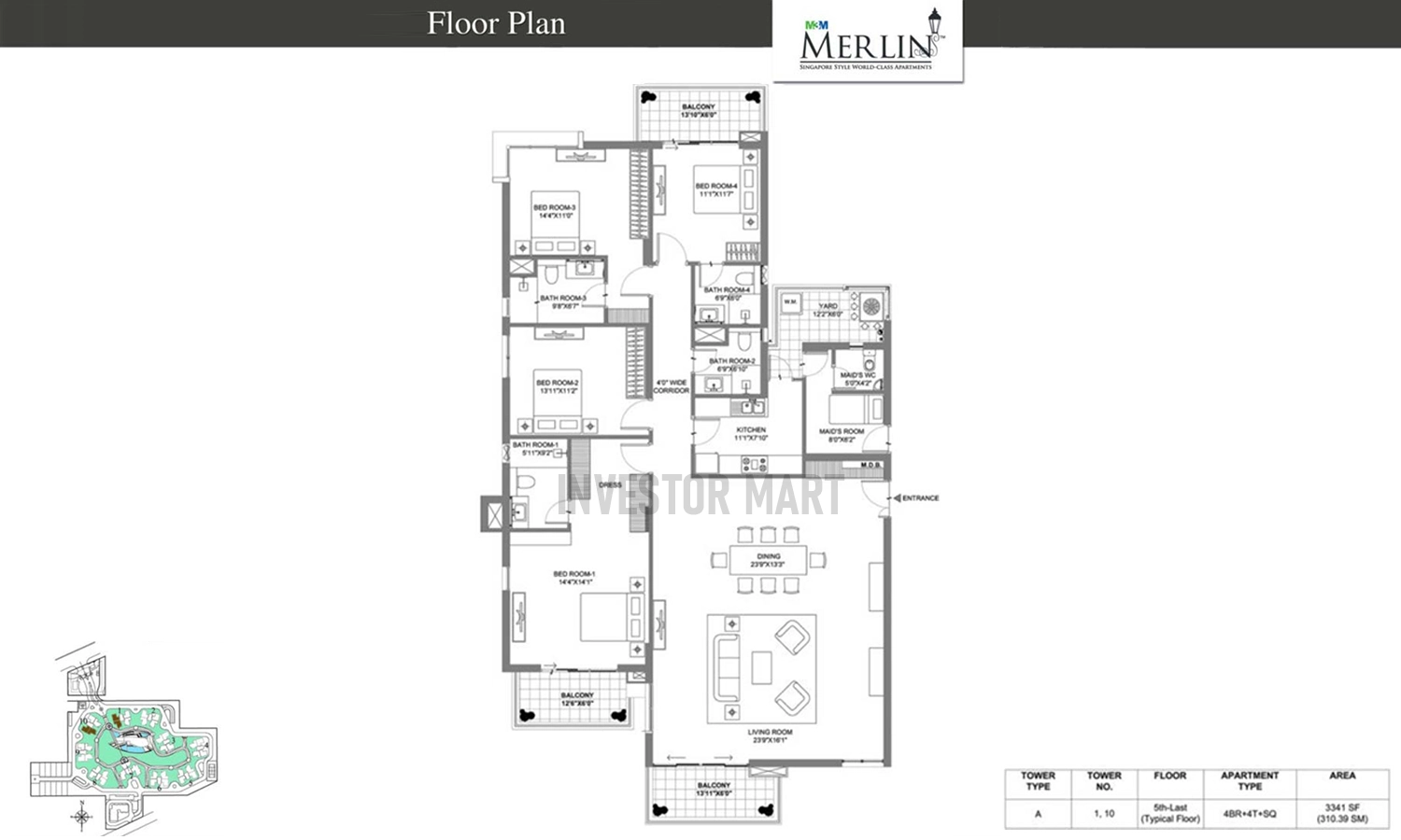 3341 Sqft