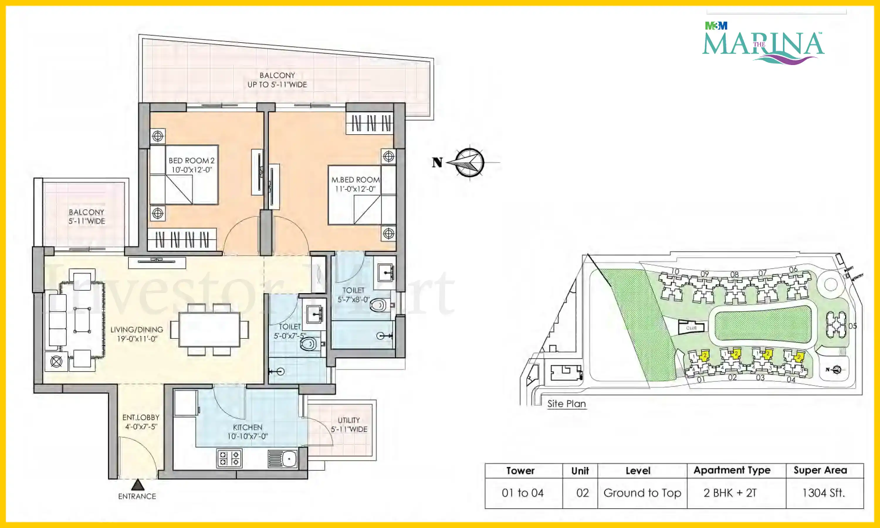 1304 Sqft