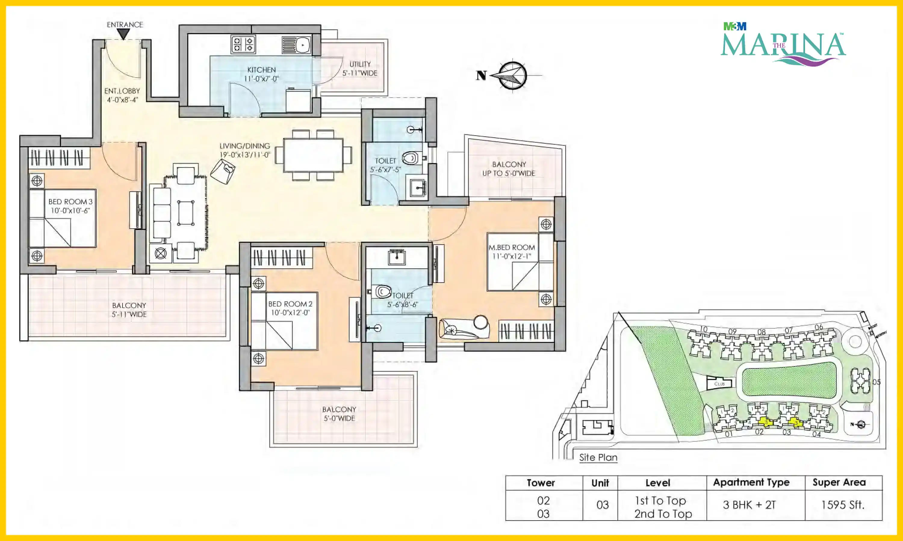 1595 Sqft