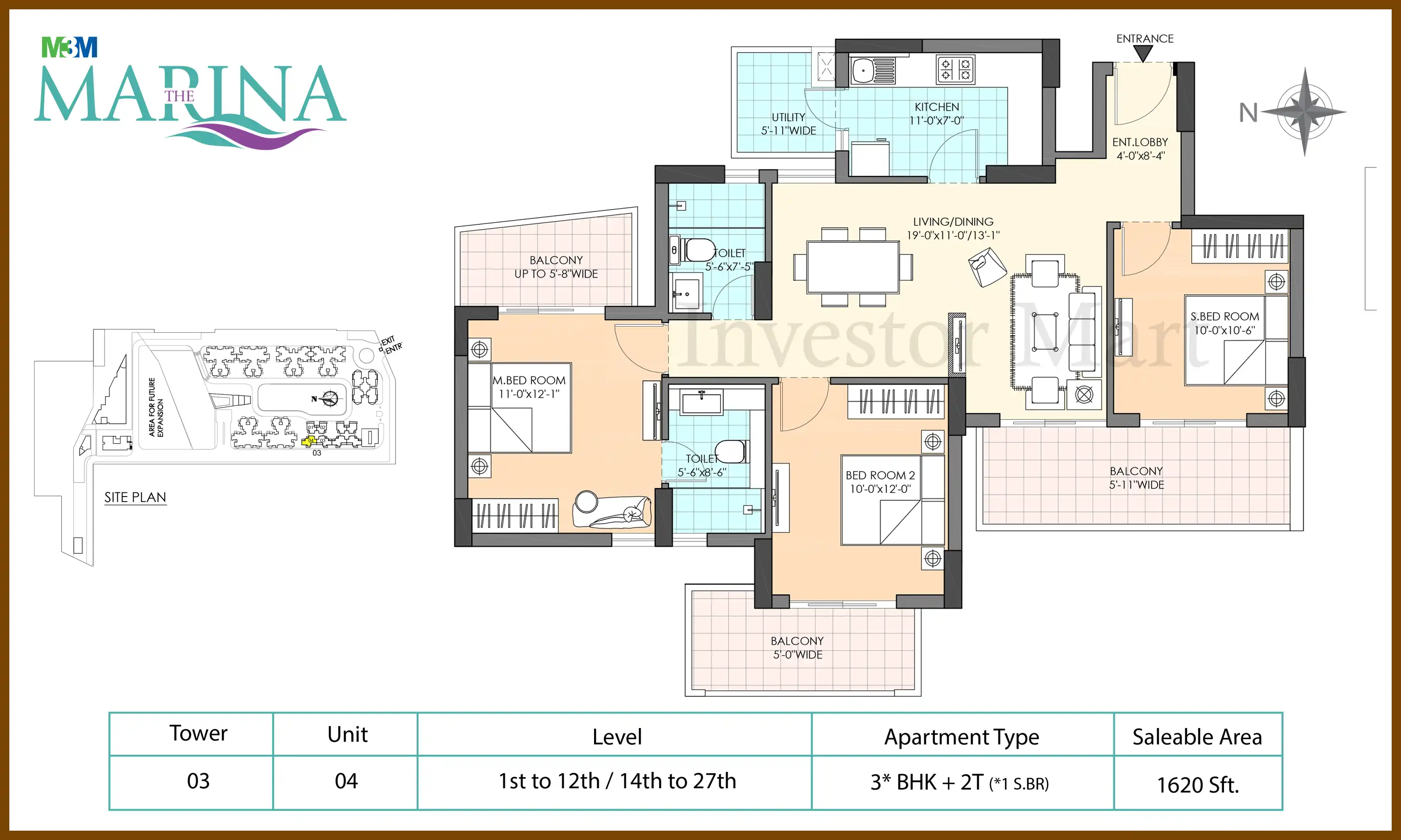1620 Sqft