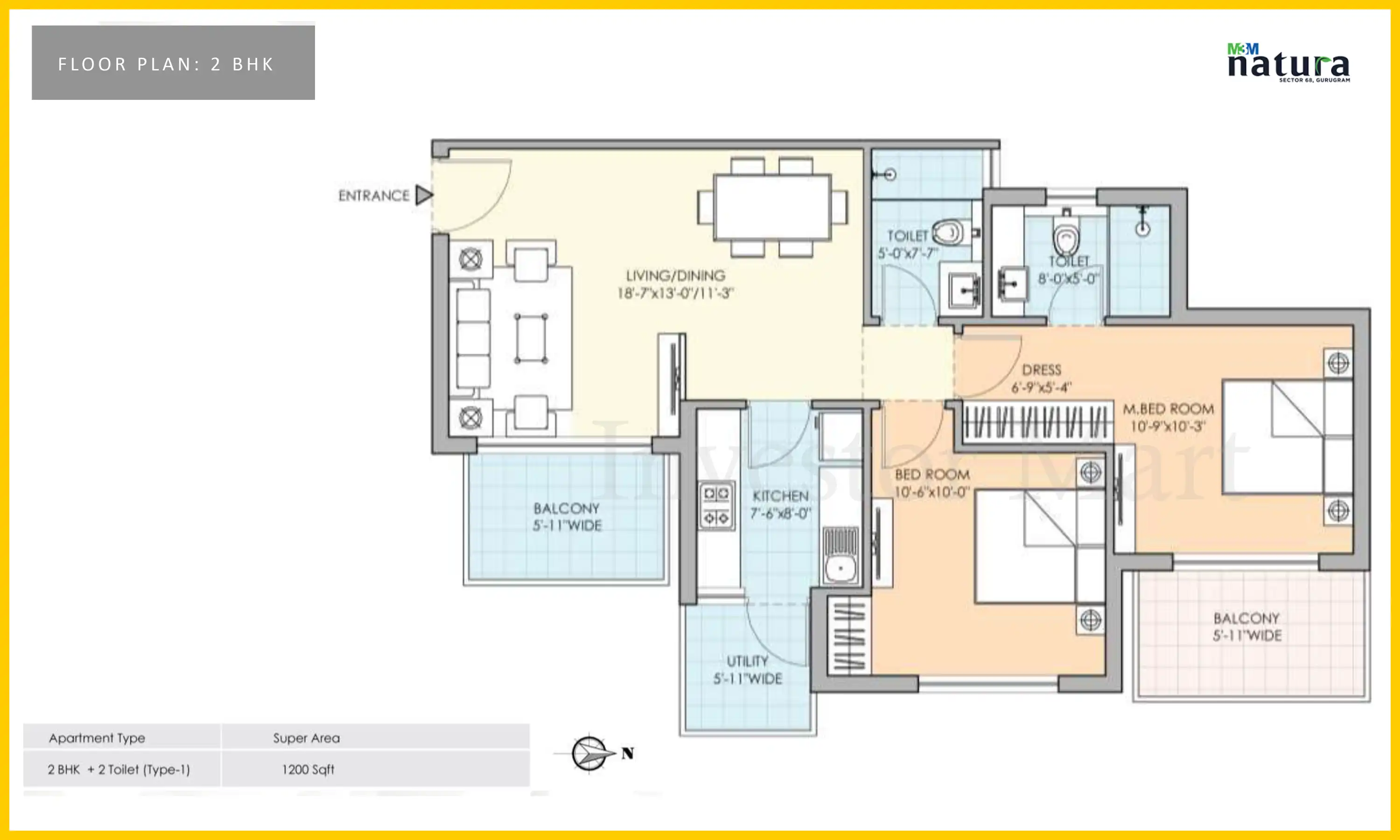 1200 Sqft