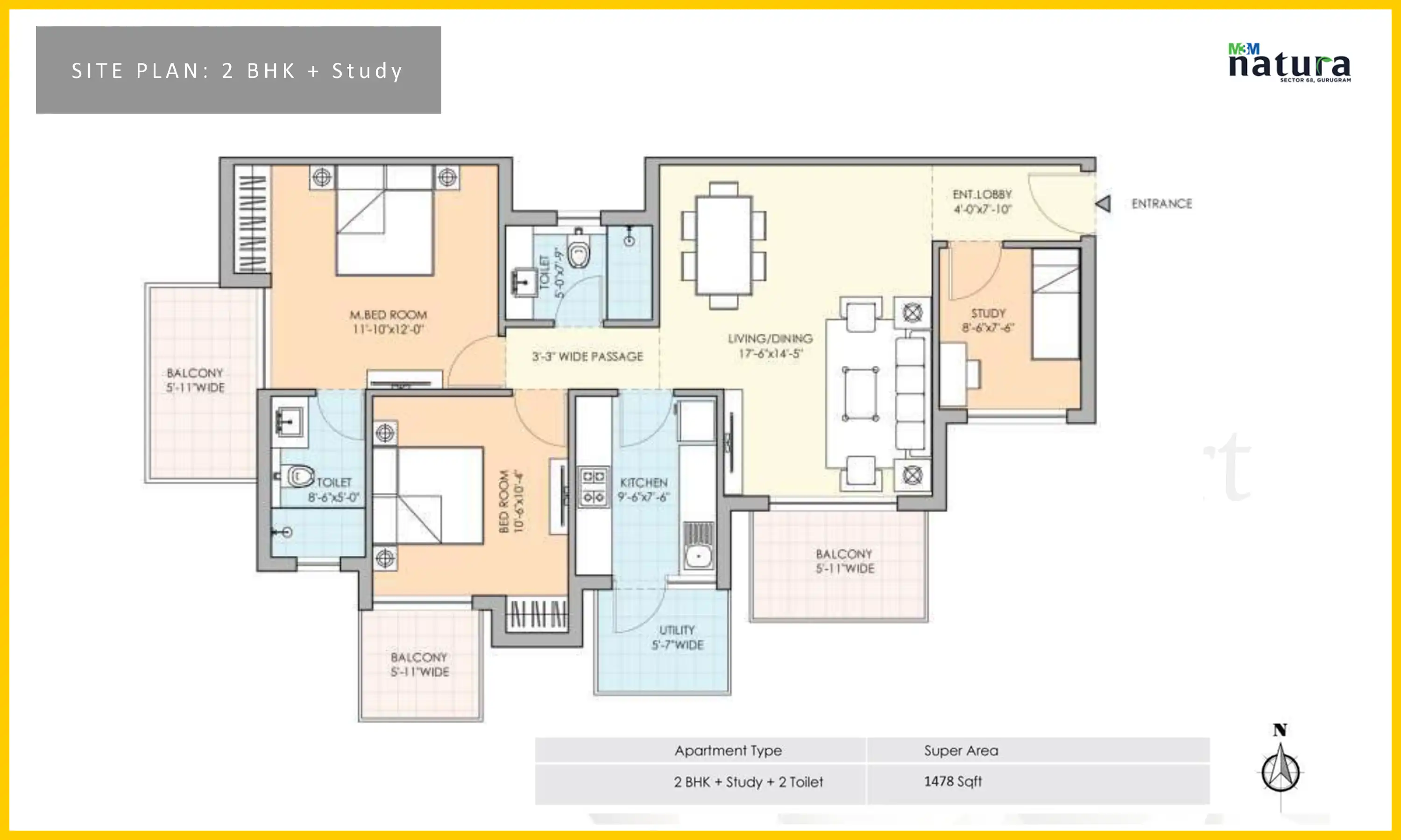 1478 Sqft