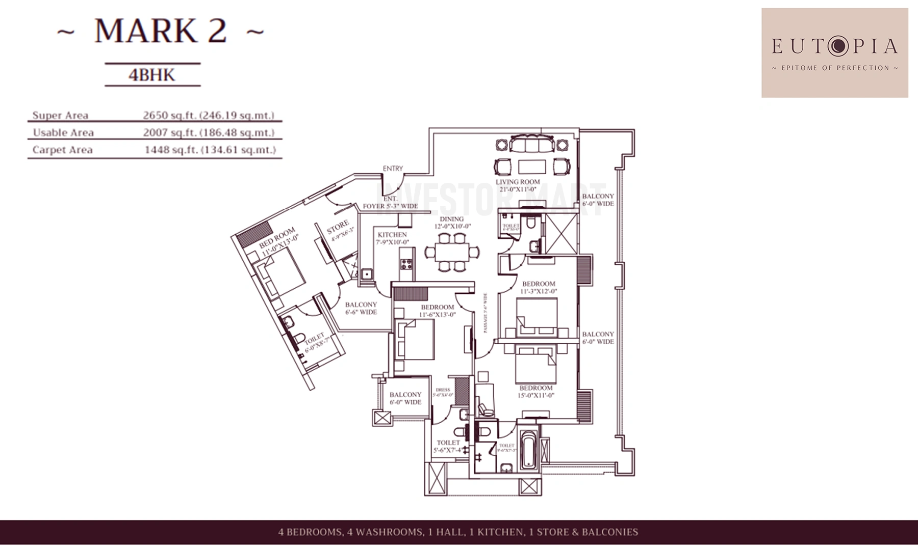 2650 Sqft