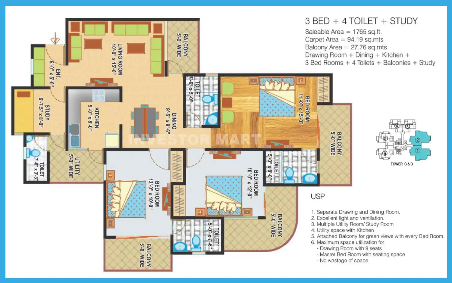 1765 Sqft