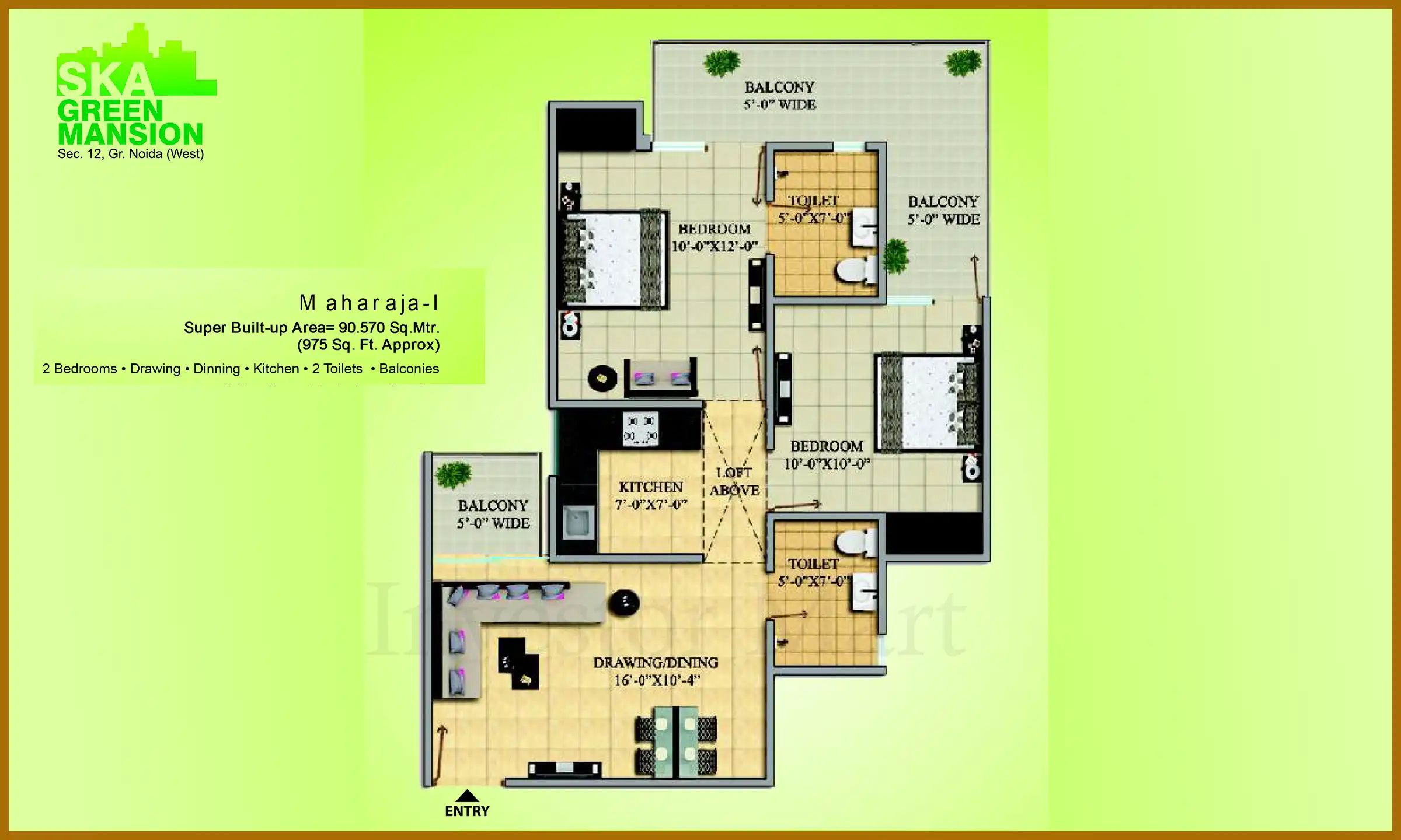 975 Sqft