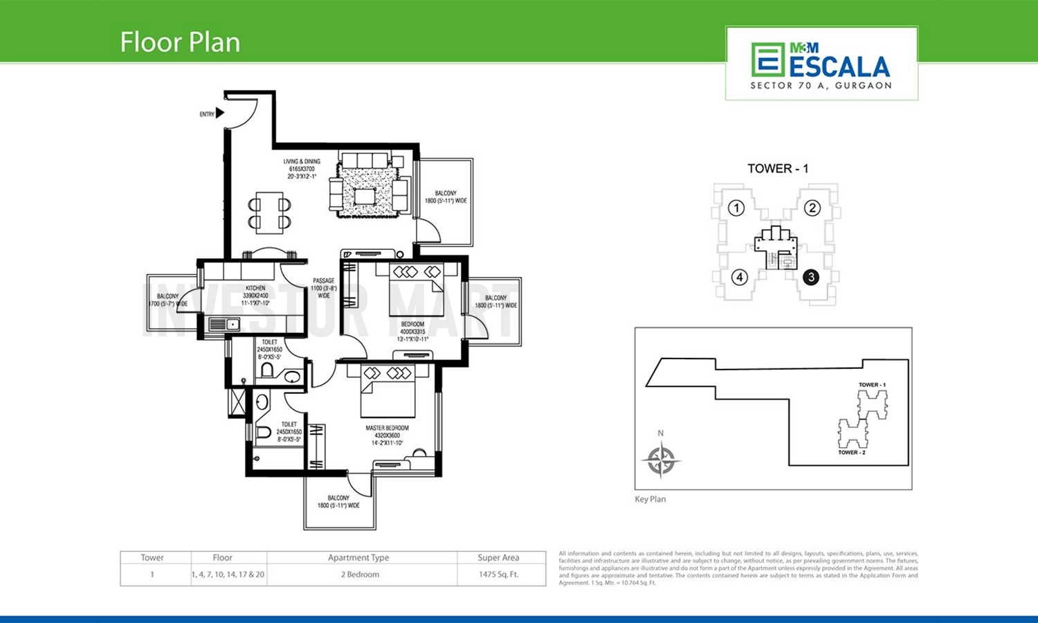 1475 Sqft
