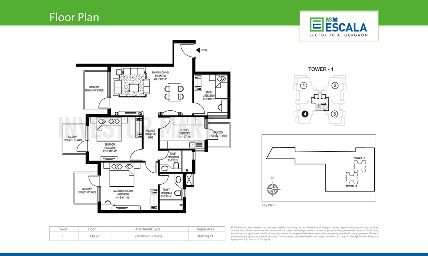 1600 Sqft