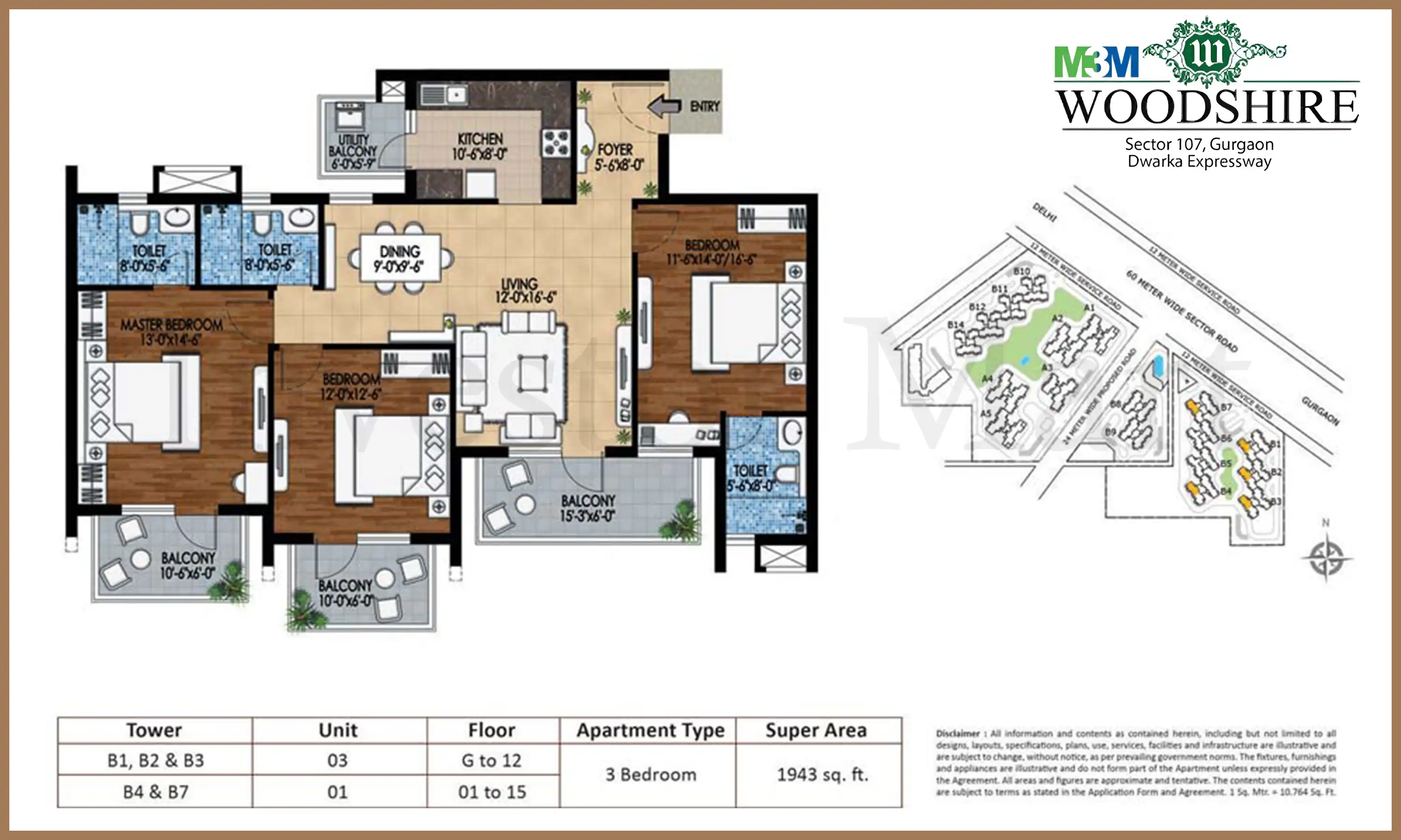 1943 Sqft