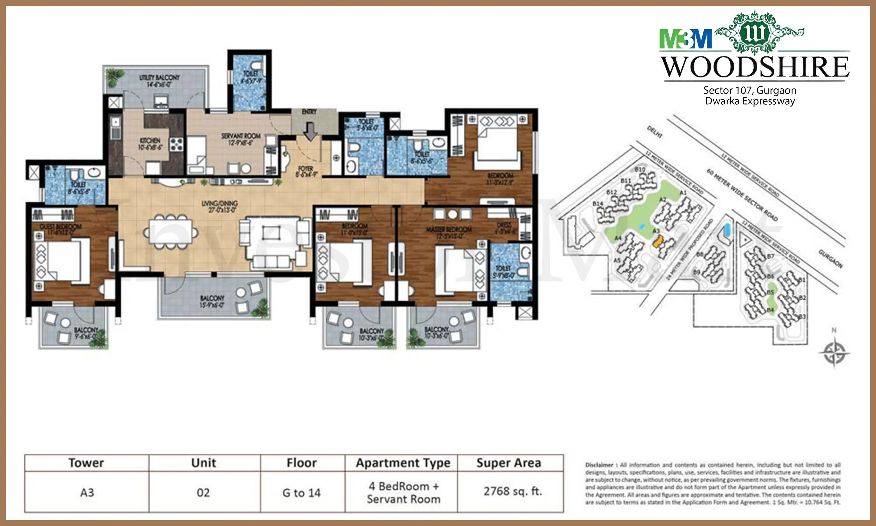 2768 Sqft