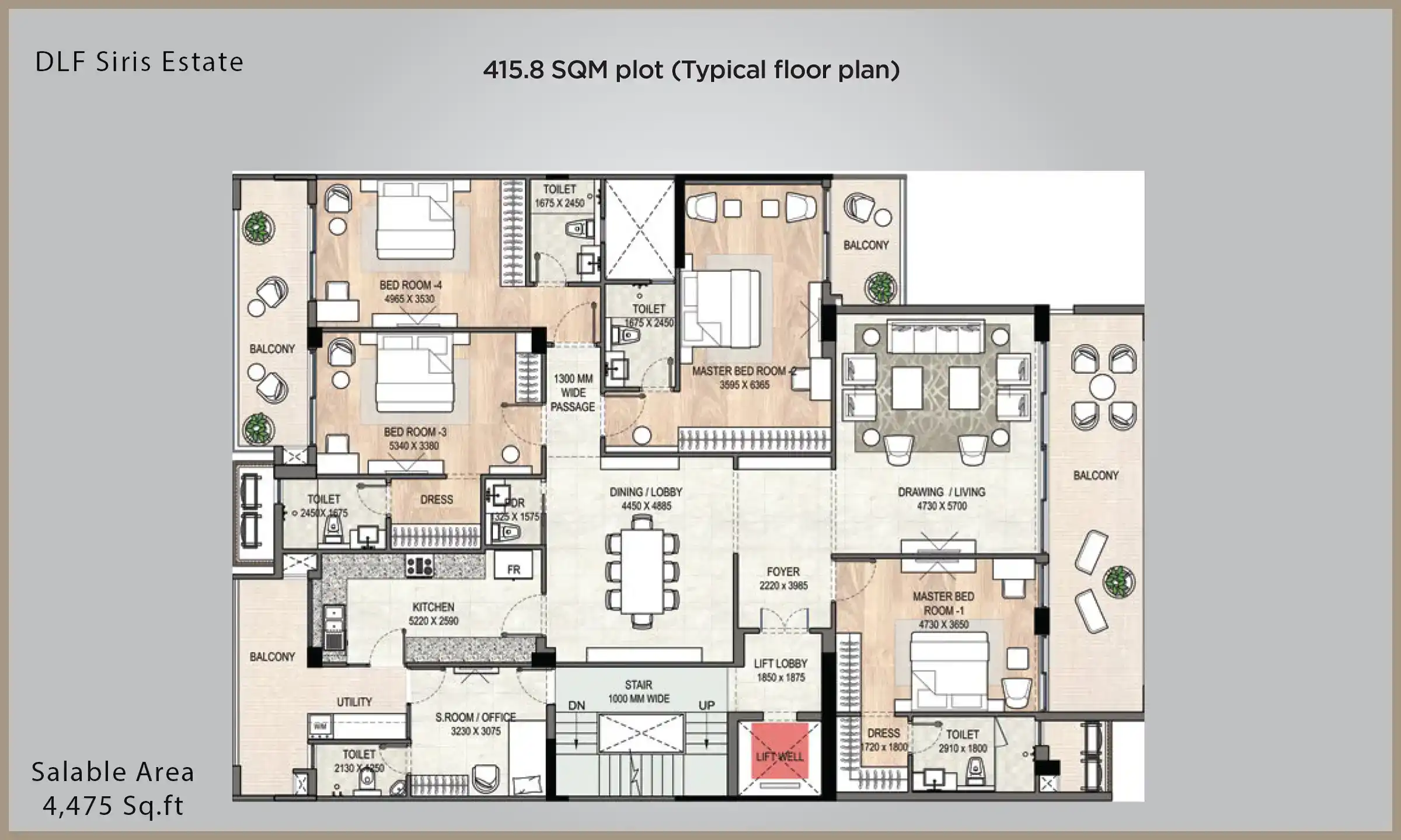 4475 Sqft