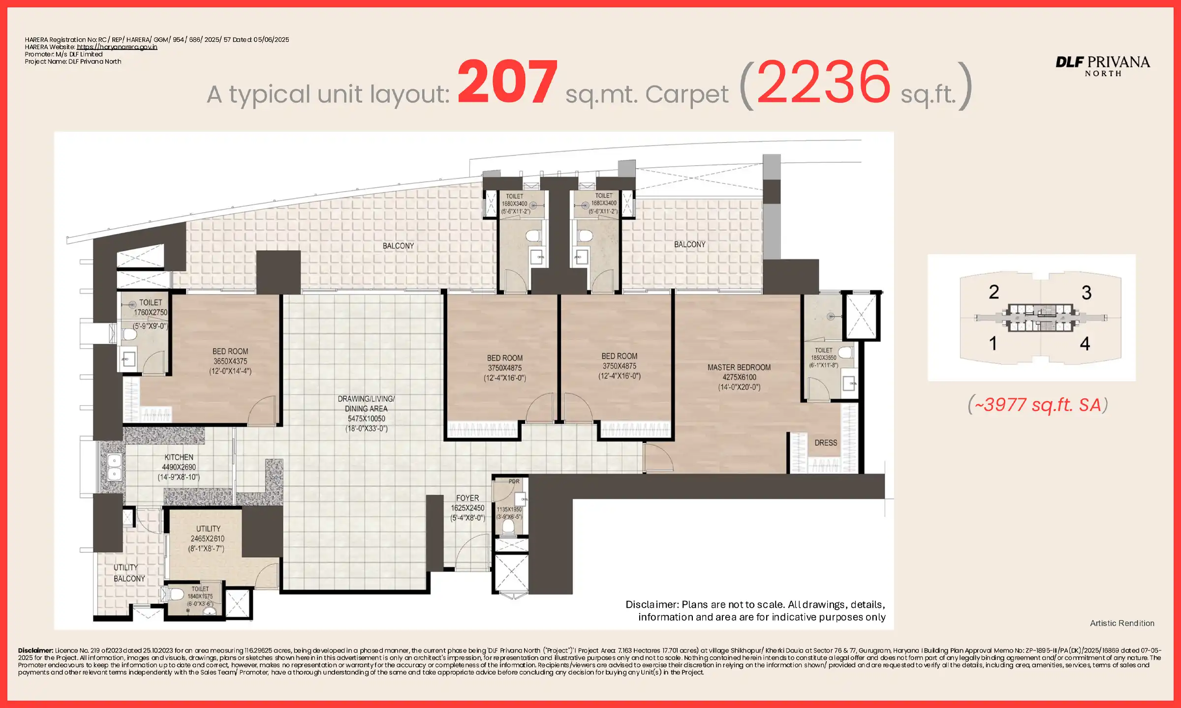 2236 Sqft