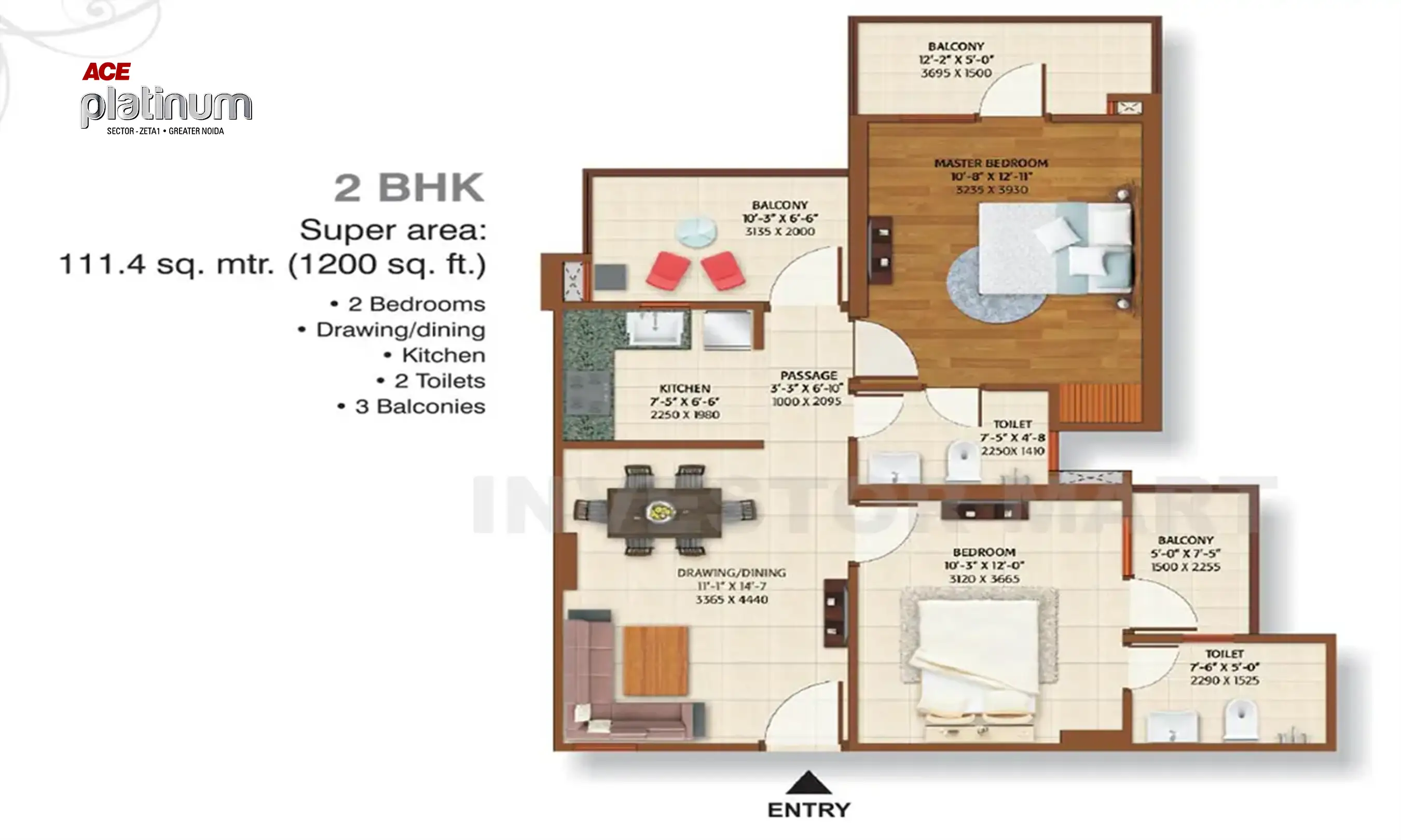 1200 Sqft