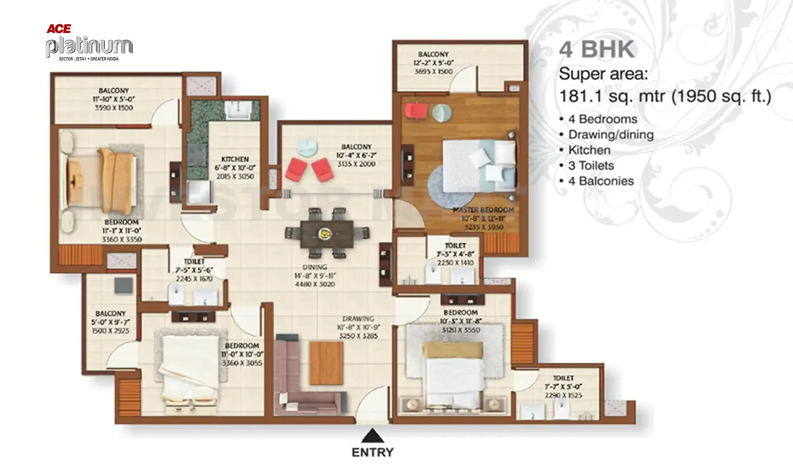 1950 Sqft