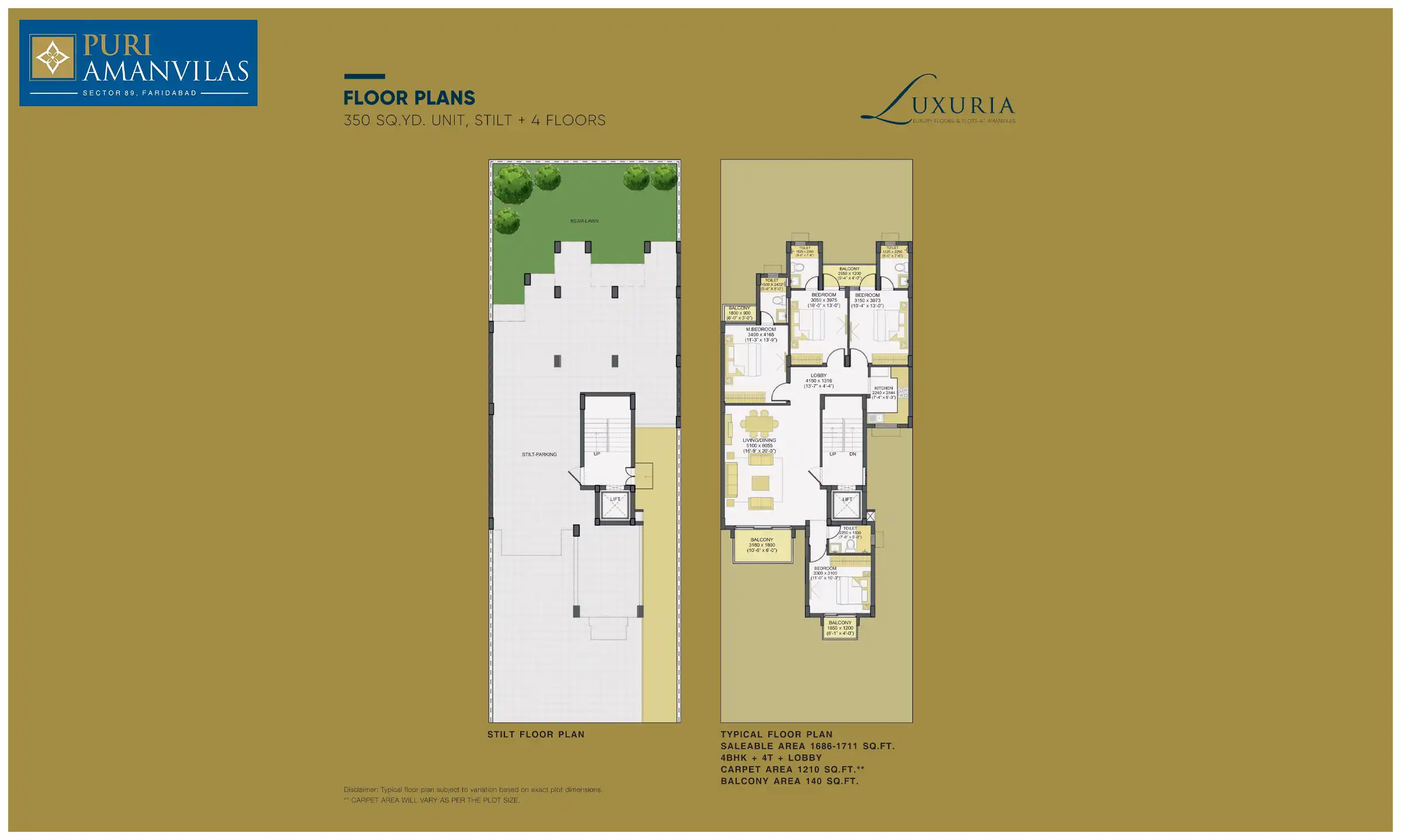 1711 Sqft