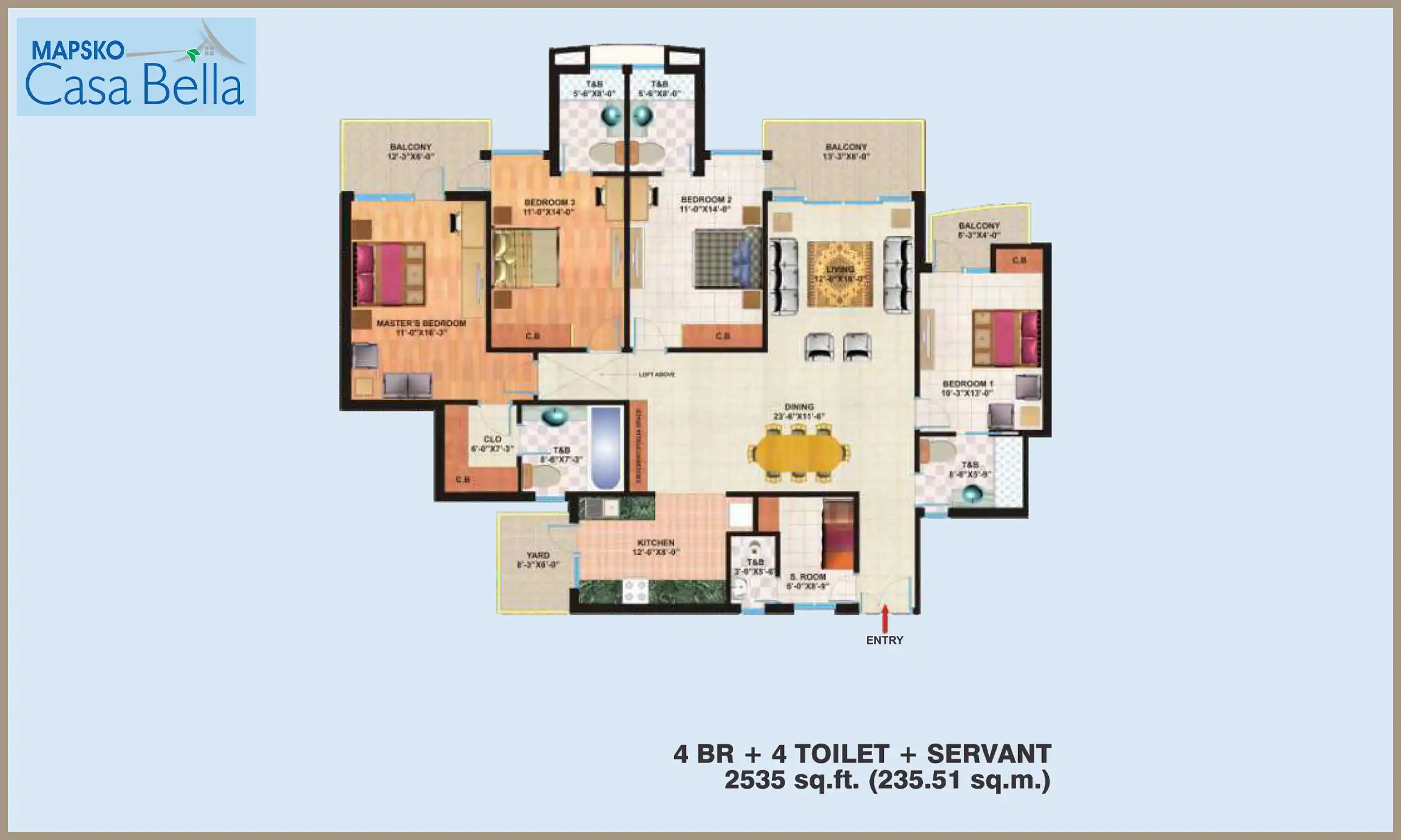 2535 Sqft