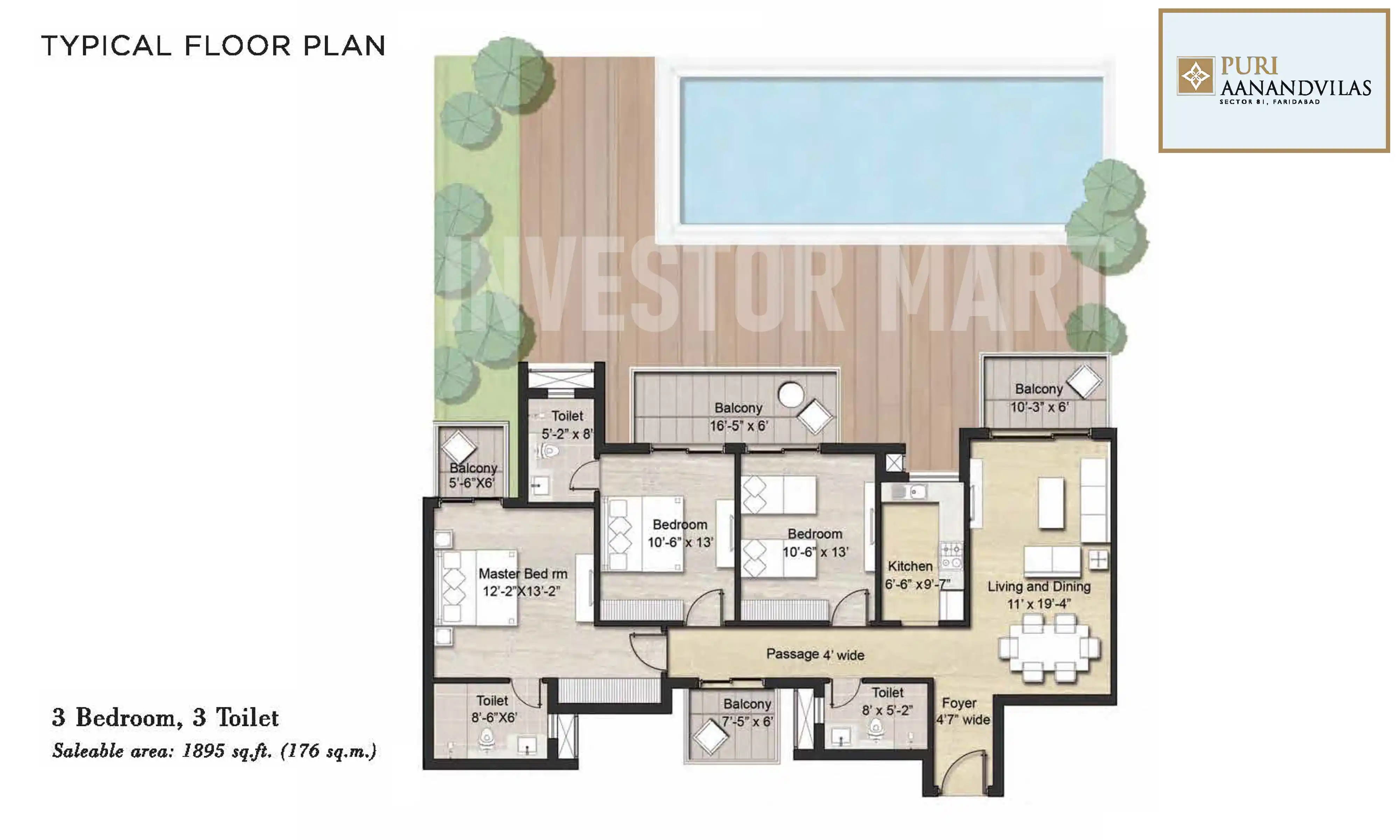 1895 Sqft