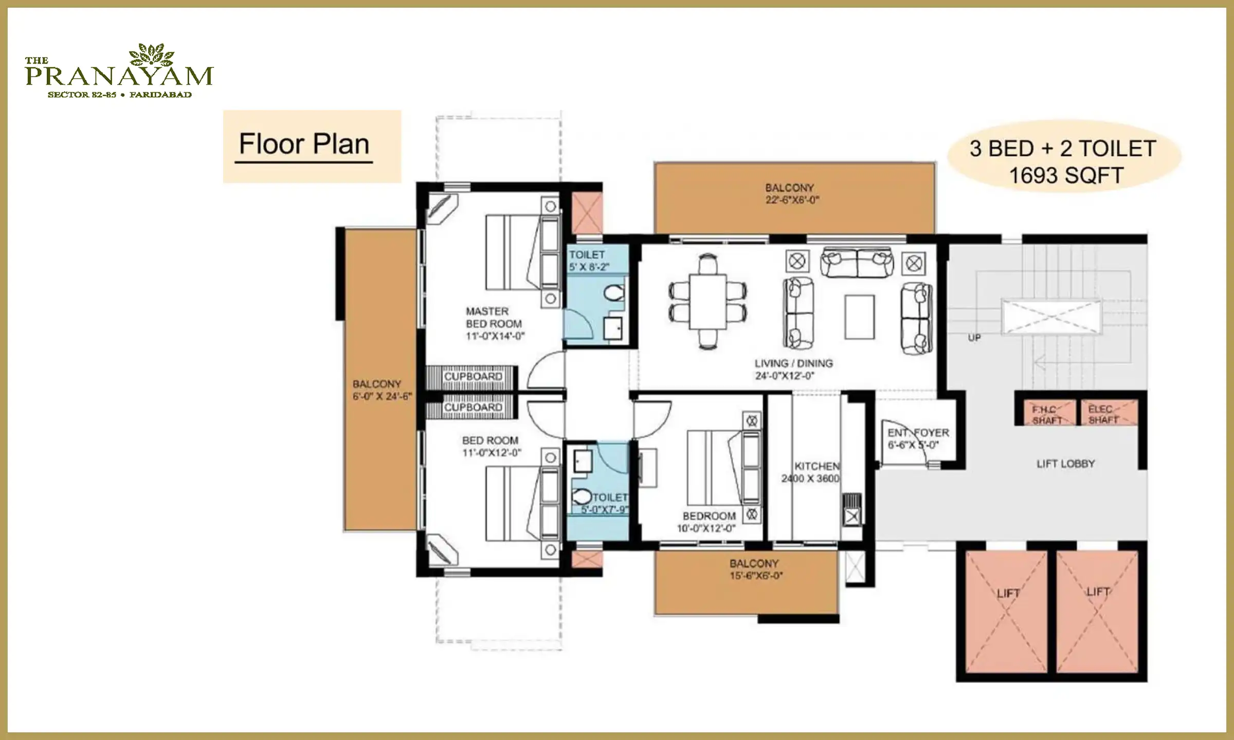 1693 Sqft