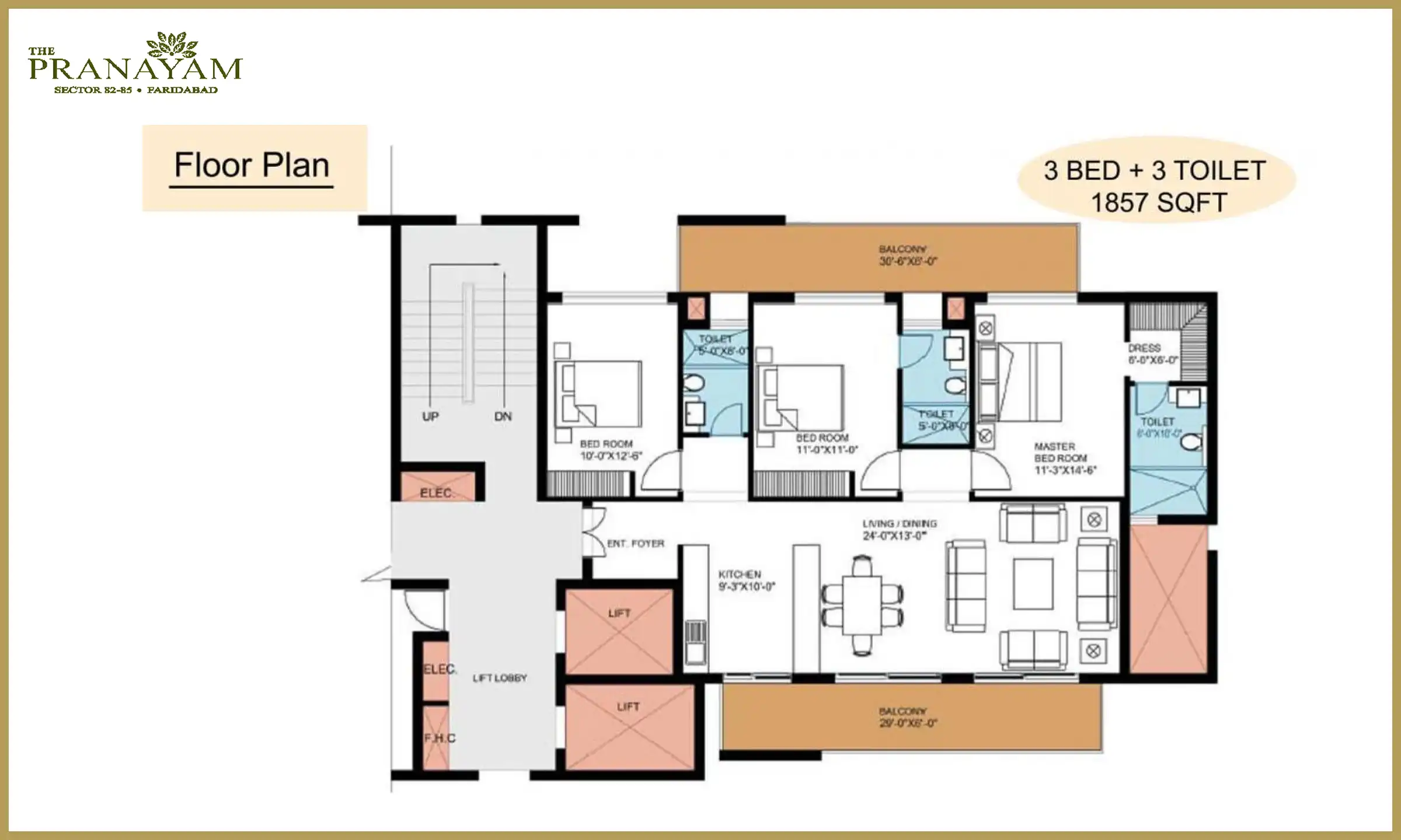 1857 Sqft