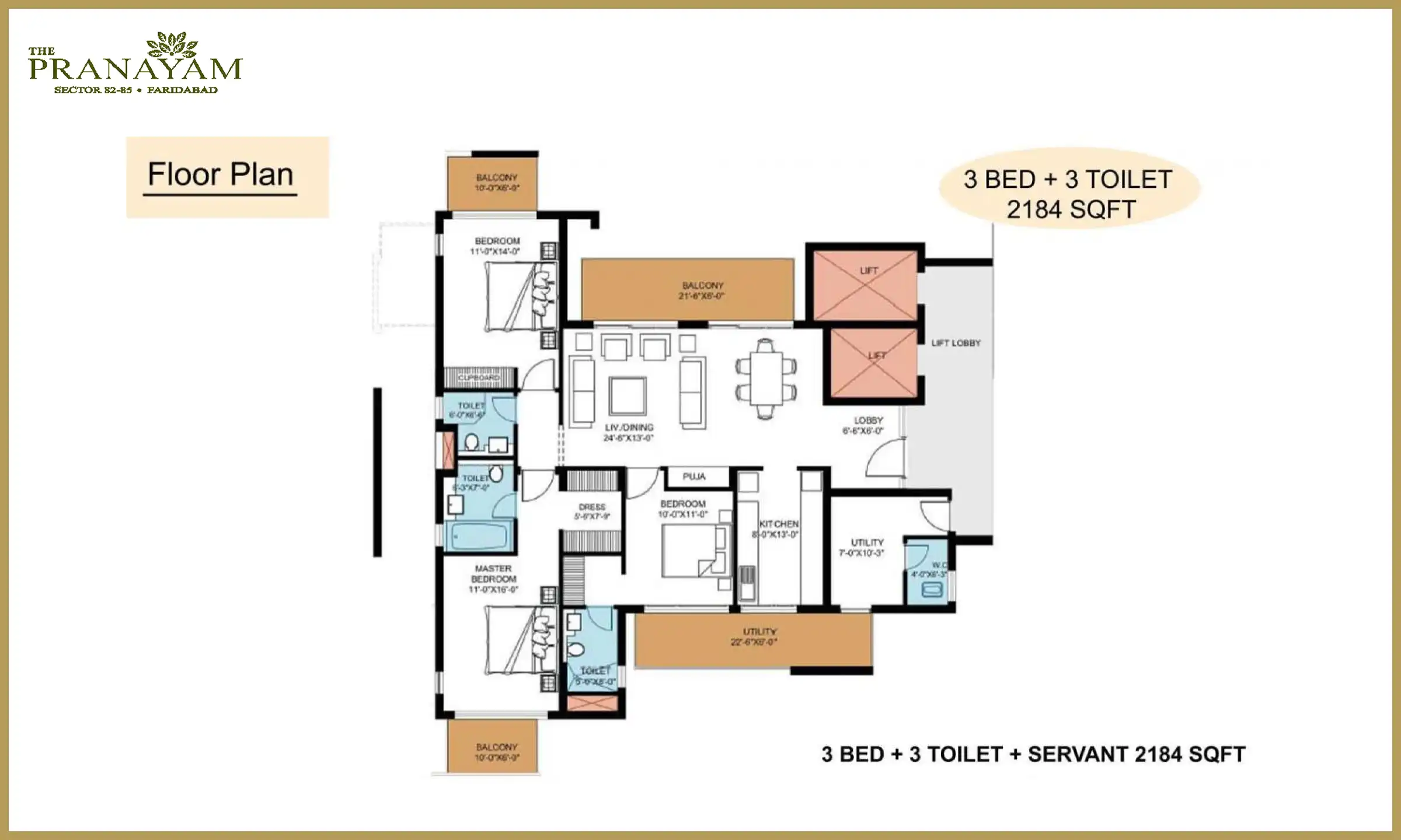 2184 Sqft